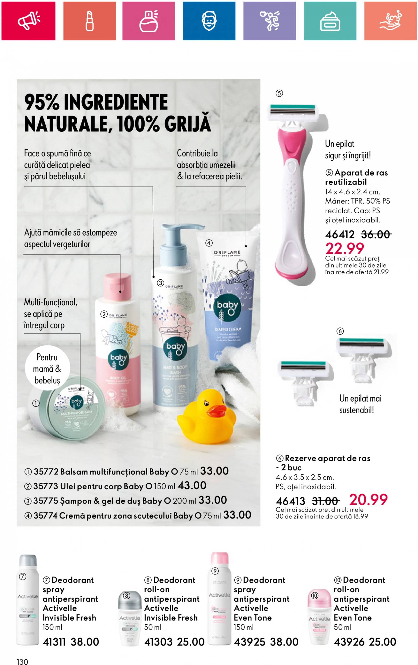 oriflame - Catalog nou Oriflame 20.08. - 09.09. - page: 130