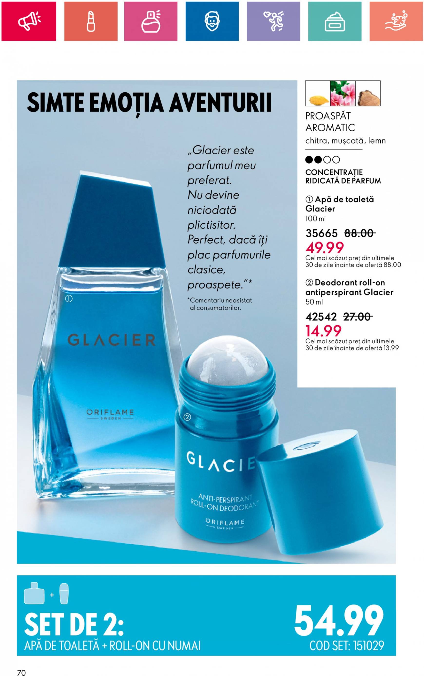 oriflame - Catalog nou Oriflame 20.08. - 09.09. - page: 70