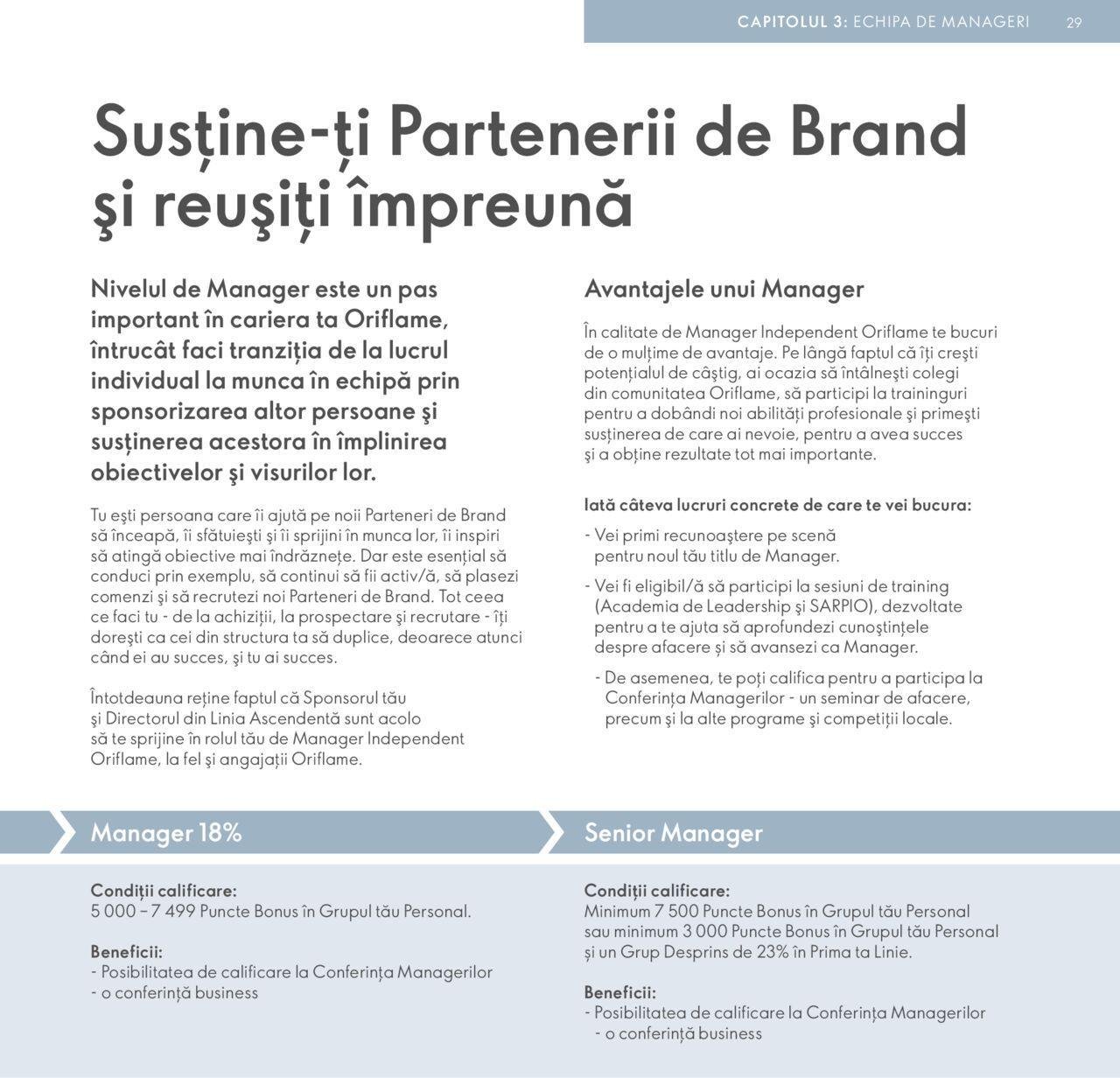 oriflame - Oriflame catalog - Planul de Succes pentru Partenerul de Brand de marți 09.07.2024 - page: 29