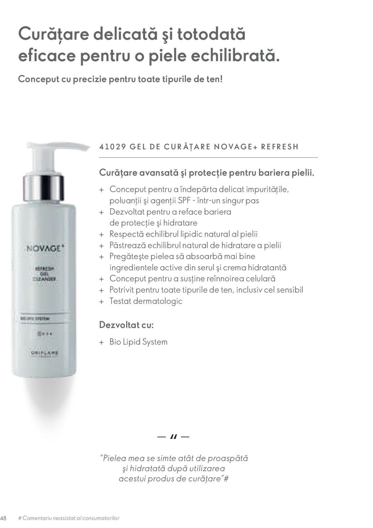 oriflame - Oriflame catalog - Ghidul NOVAGE+ de miercuri 01.03.2023 - page: 48