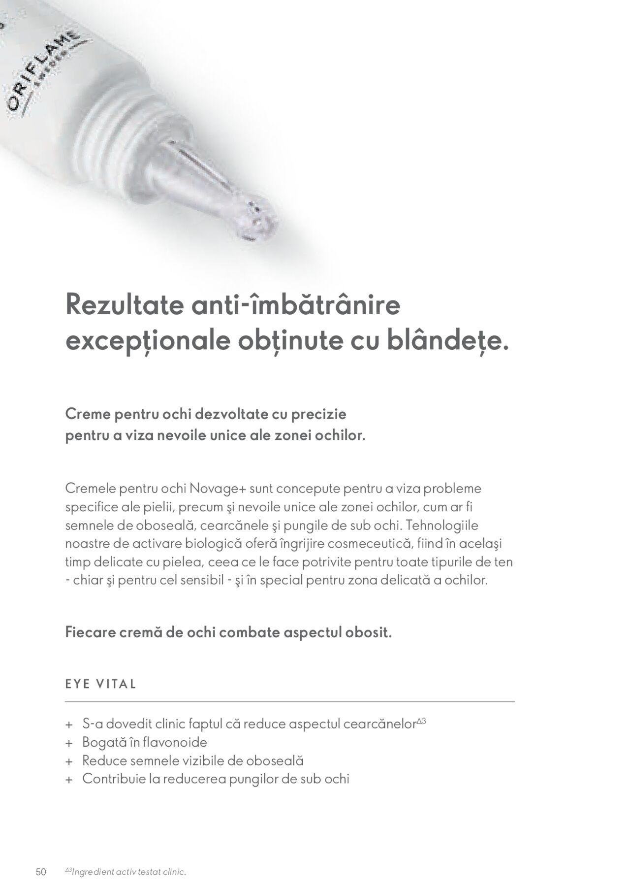 oriflame - Oriflame catalog - Ghidul NOVAGE+ de miercuri 01.03.2023 - page: 50