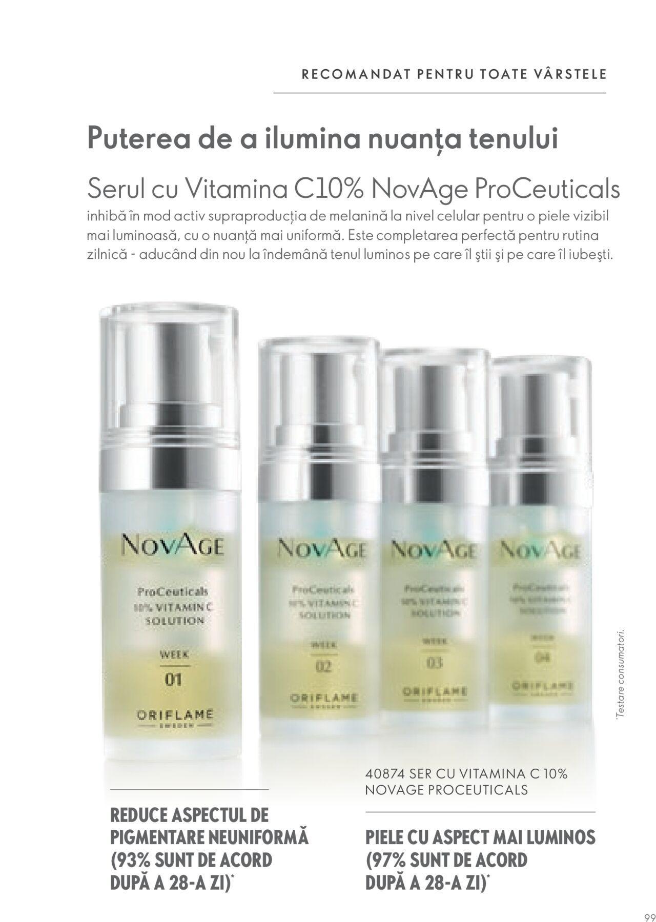 oriflame - Oriflame catalog - Ghidul NOVAGE+ de miercuri 01.03.2023 - page: 99