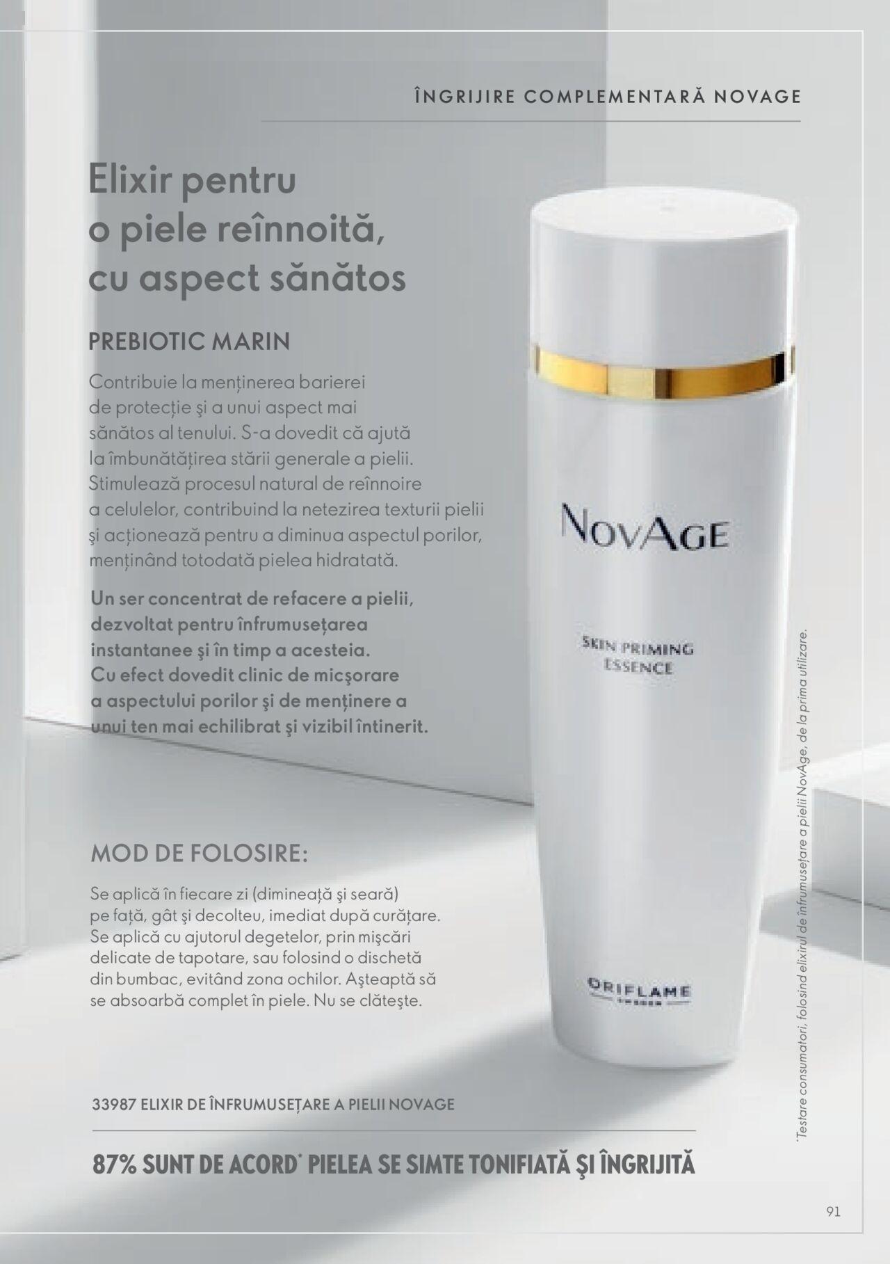 oriflame - Oriflame catalog - Ghidul NOVAGE+ de miercuri 01.03.2023 - page: 91