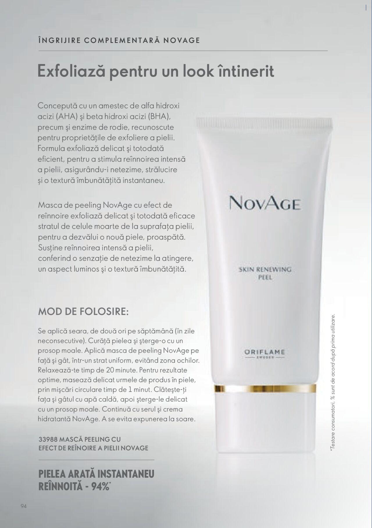 oriflame - Oriflame catalog - Ghidul NOVAGE+ de miercuri 01.03.2023 - page: 94