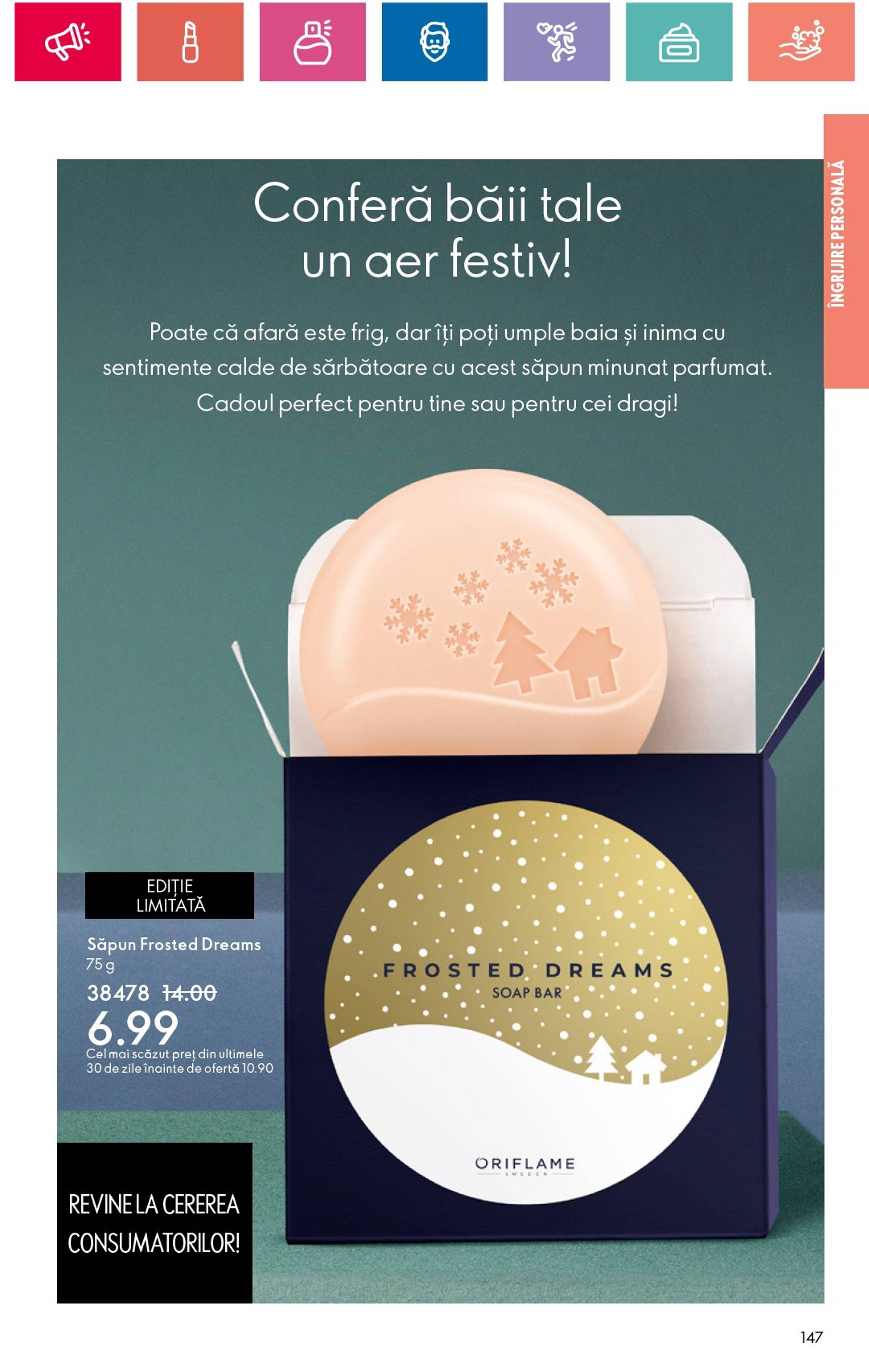 oriflame - Catalog Oriflame - Black Friday valabil din 10.11. - 30.11. - page: 147