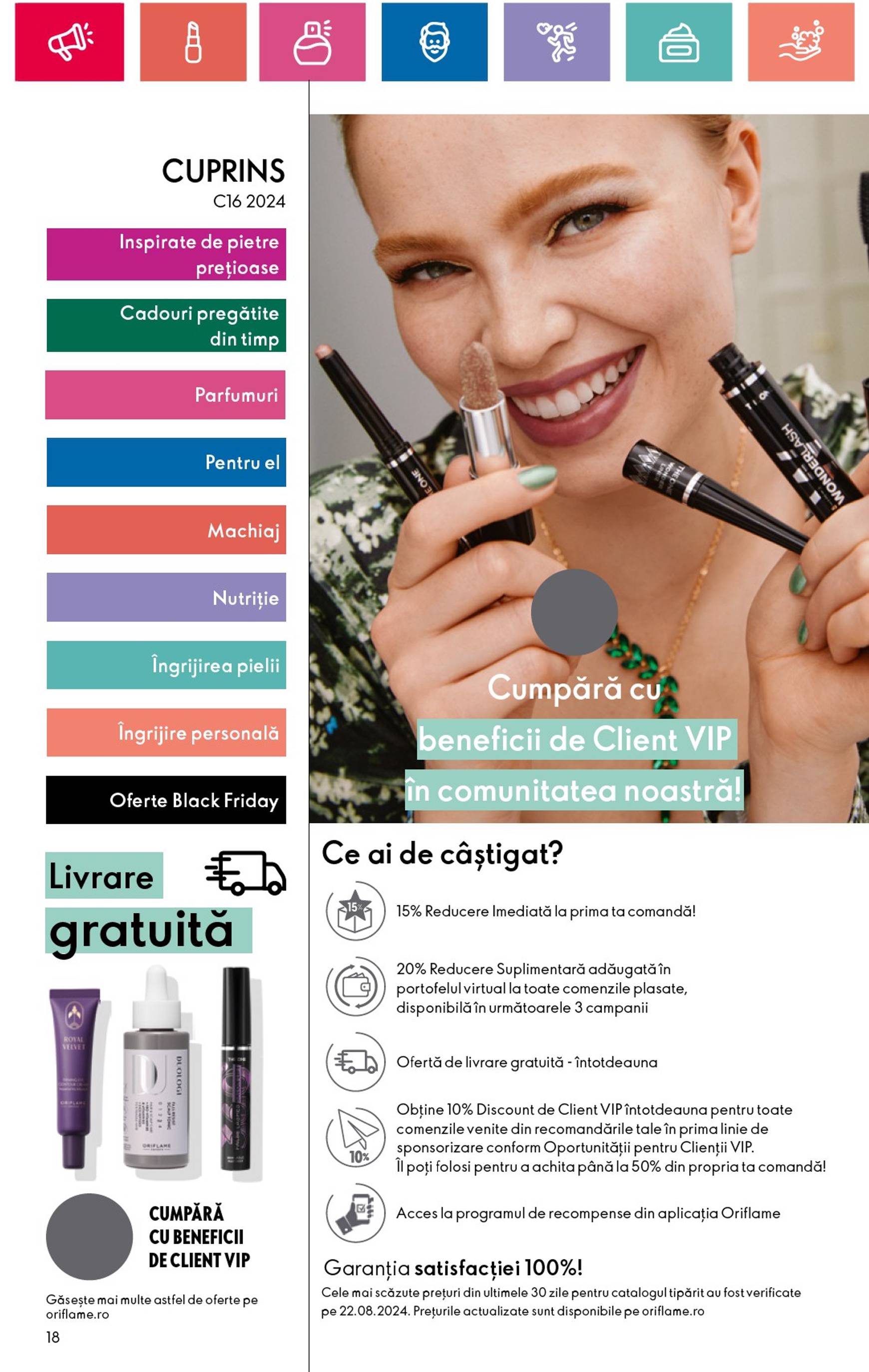 oriflame - Catalog Oriflame - Black Friday valabil din 10.11. - 30.11. - page: 18