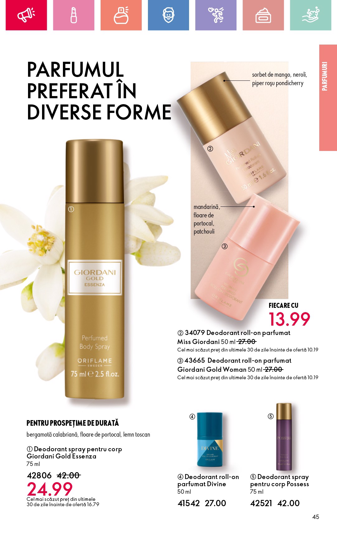 oriflame - Catalog Oriflame valabil din 19.01. - 08.02. - page: 45