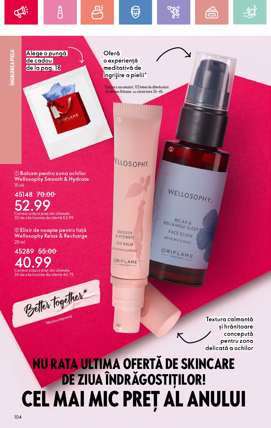 oriflame - Catalog Oriflame valabil din 19.01. - 08.02. - page: 104