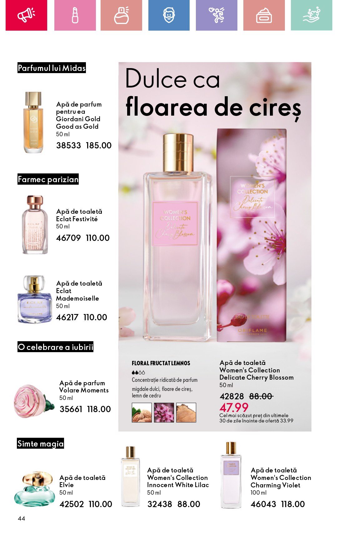 oriflame - Catalog Oriflame valabil din 09.02. - 01.03. - page: 44