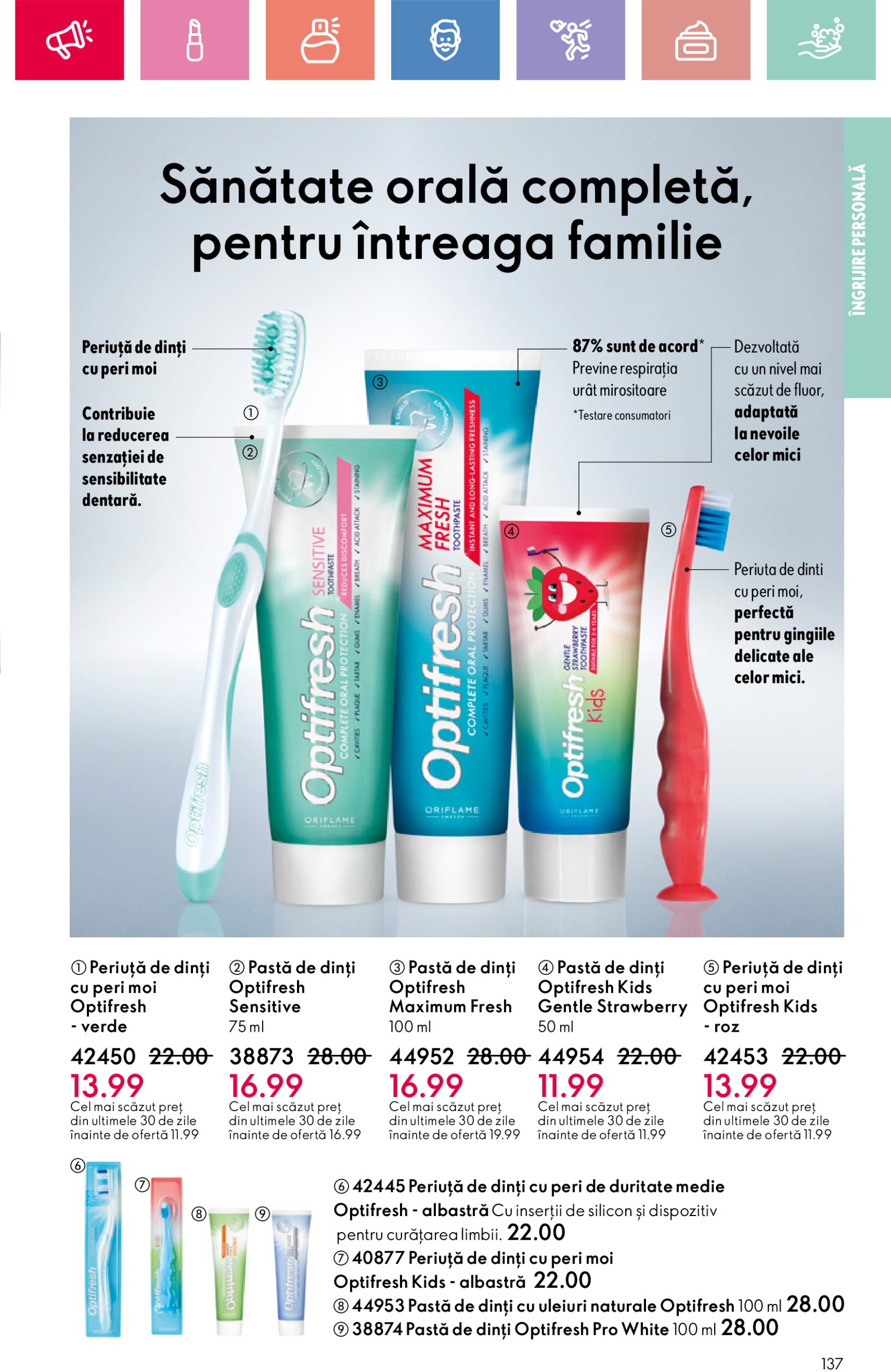 oriflame - Catalog Oriflame valabil din 02.03. - 22.03. - page: 137