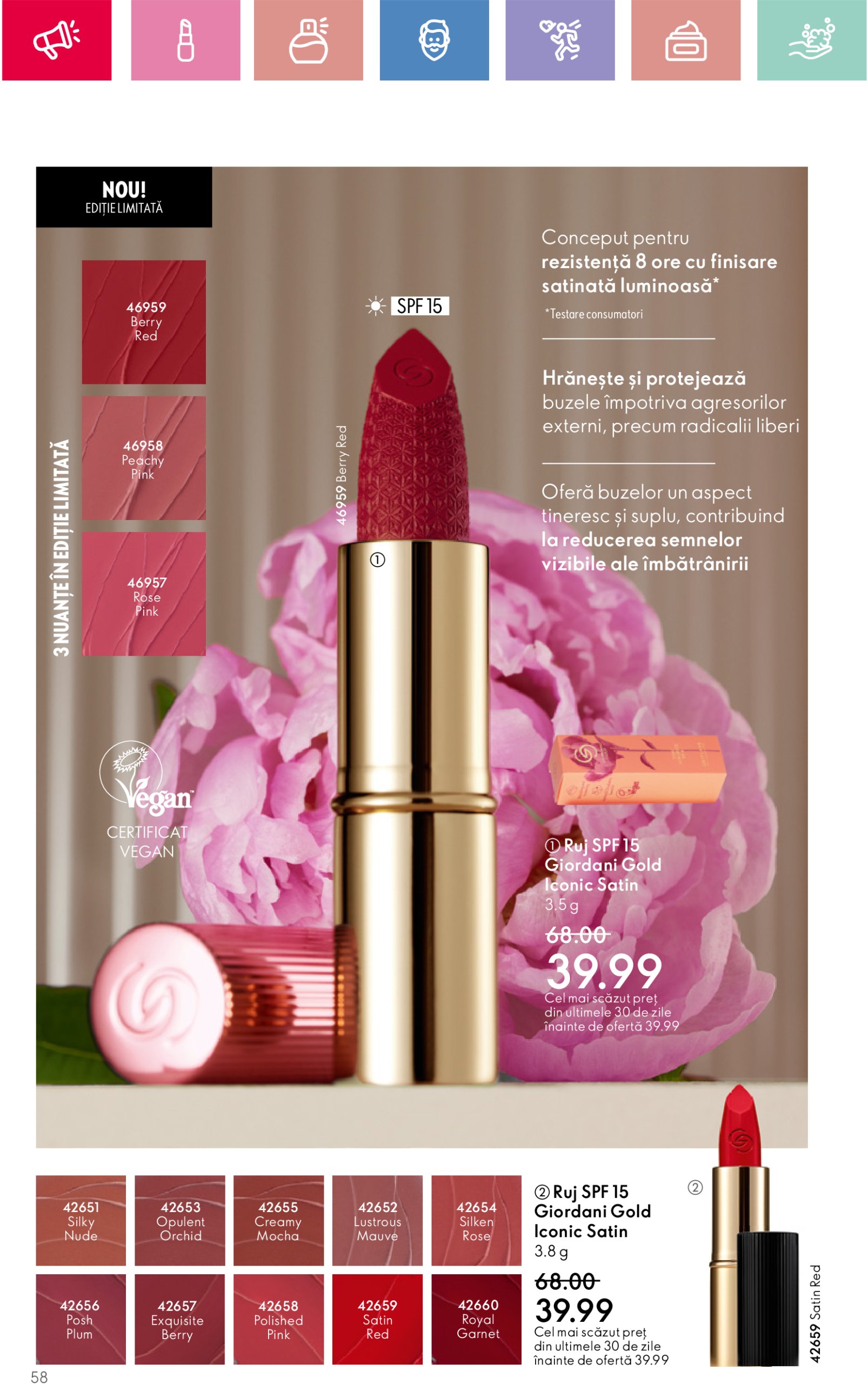 oriflame - Catalog Oriflame valabil din 02.03. - 22.03. - page: 58