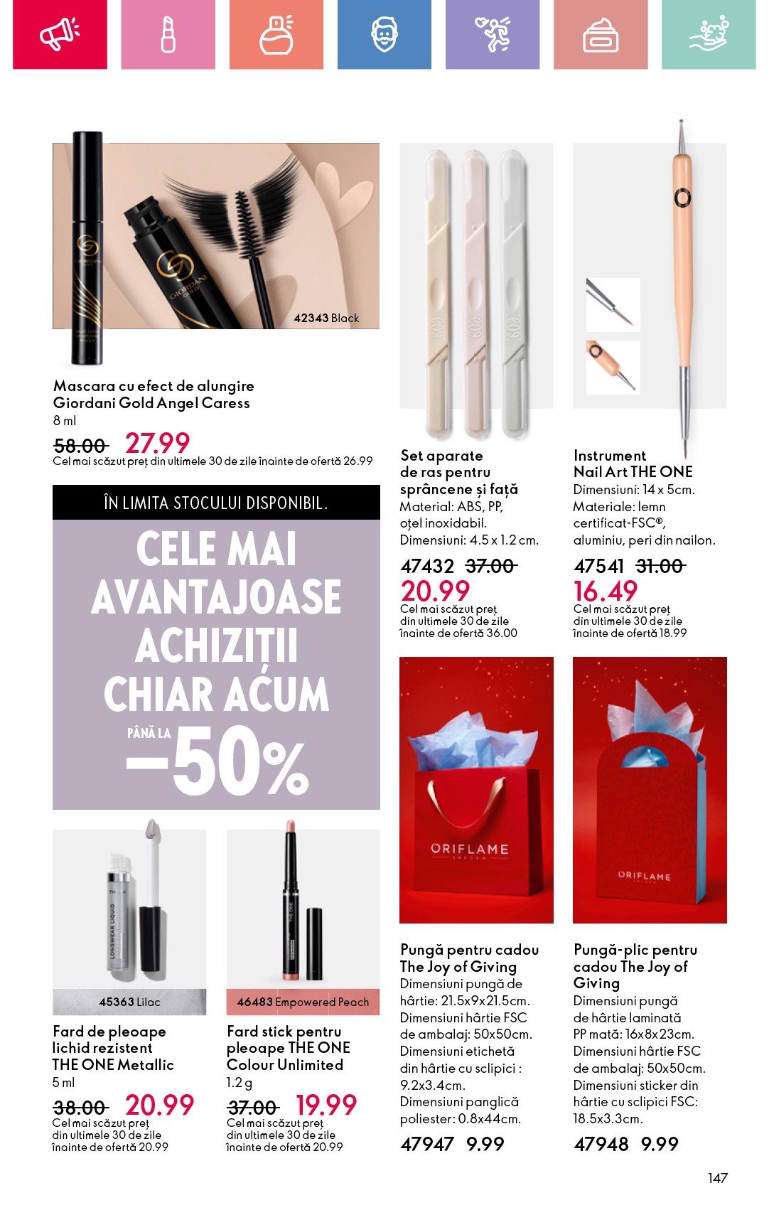 oriflame - Catalog Oriflame valabil din 04.05. - 24.05. - page: 147 oriflame - Catalog Oriflame valabil din 04.05. - 24.05. - page: 147