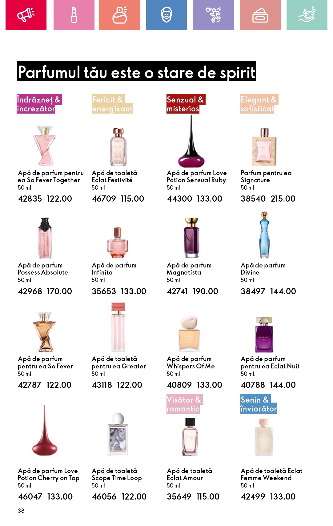 oriflame - Catalog Oriflame valabil din 25.05. - 14.06. - page: 38 oriflame - Catalog Oriflame valabil din 25.05. - 14.06. - page: 38