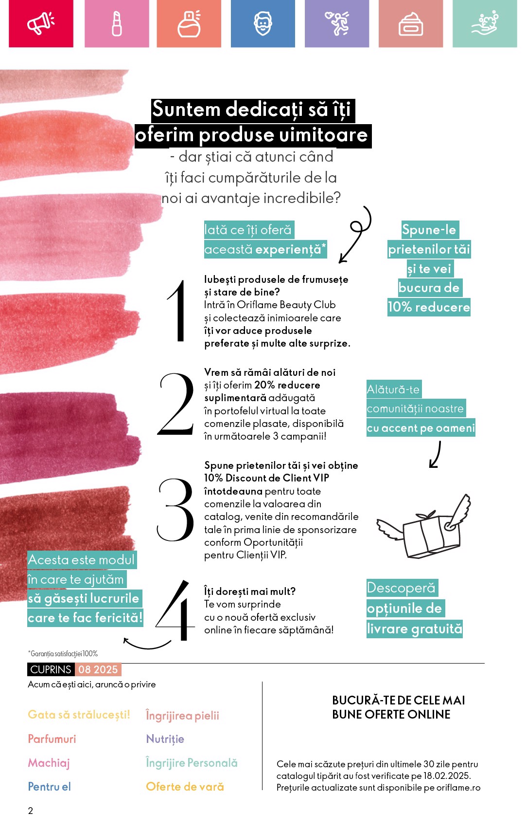 oriflame - Catalog Oriflame valabil din 25.05. - 14.06. - page: 2 oriflame - Catalog Oriflame valabil din 25.05. - 14.06. - page: 2