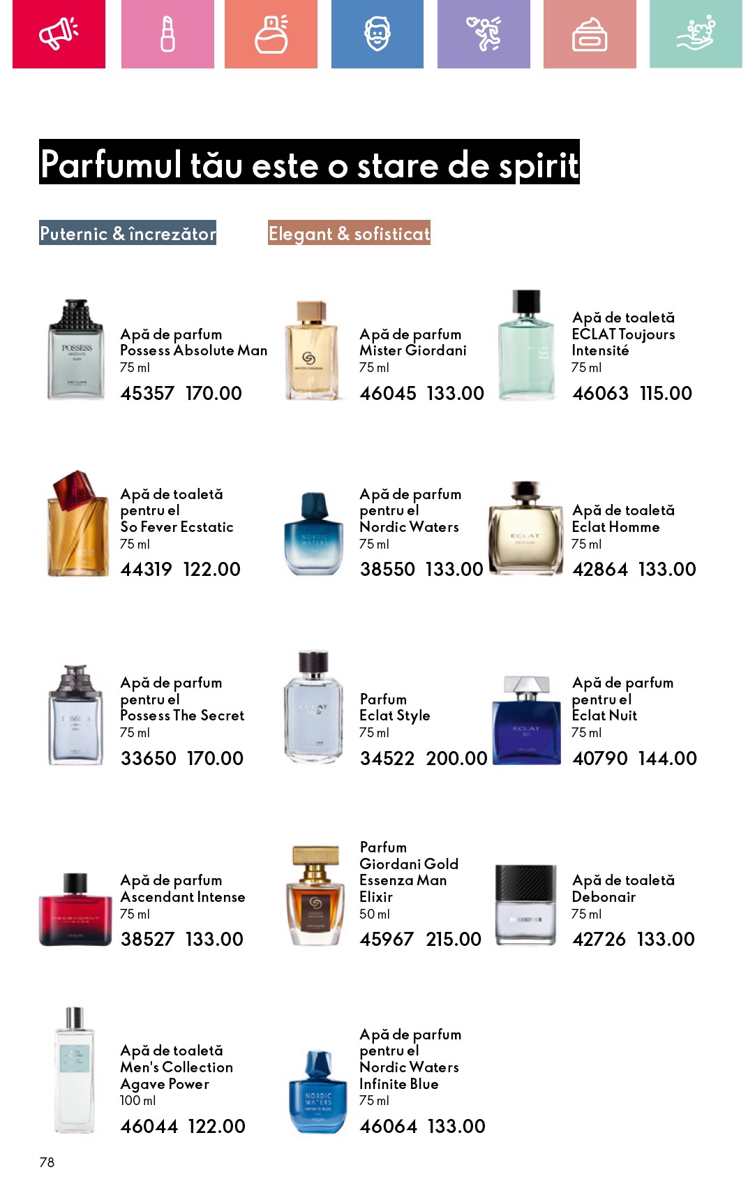 oriflame - Catalog Oriflame valabil din 25.05. - 14.06. - page: 78 oriflame - Catalog Oriflame valabil din 25.05. - 14.06. - page: 78