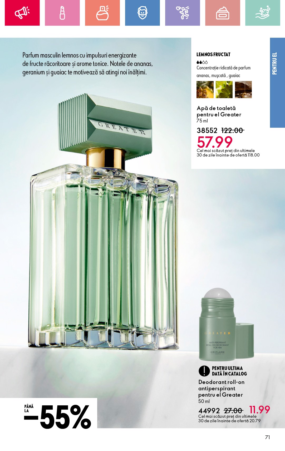 oriflame - Catalog Oriflame valabil din 25.05. - 14.06. - page: 71 oriflame - Catalog Oriflame valabil din 25.05. - 14.06. - page: 71