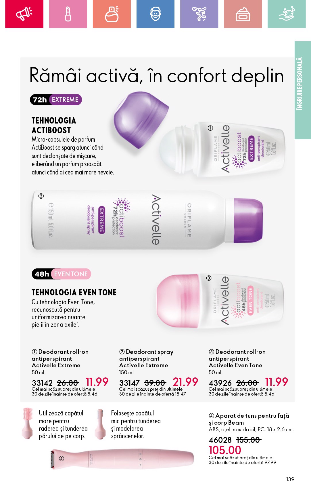 oriflame - Catalog Oriflame valabil din 25.05. - 14.06. - page: 139 oriflame - Catalog Oriflame valabil din 25.05. - 14.06. - page: 139