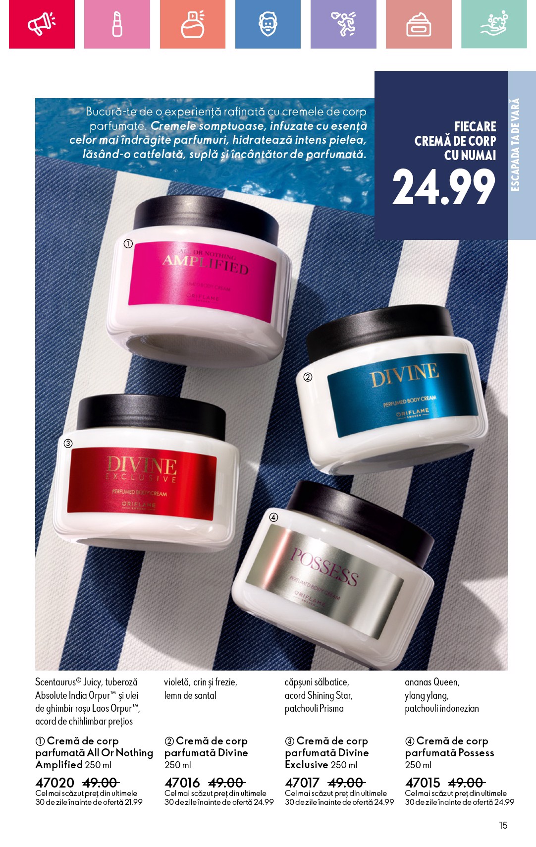 oriflame - Catalog Oriflame valabil din 15.06. până pe 05.07. - page: 15 oriflame - Catalog Oriflame valabil din 15.06. până pe 05.07. - page: 15