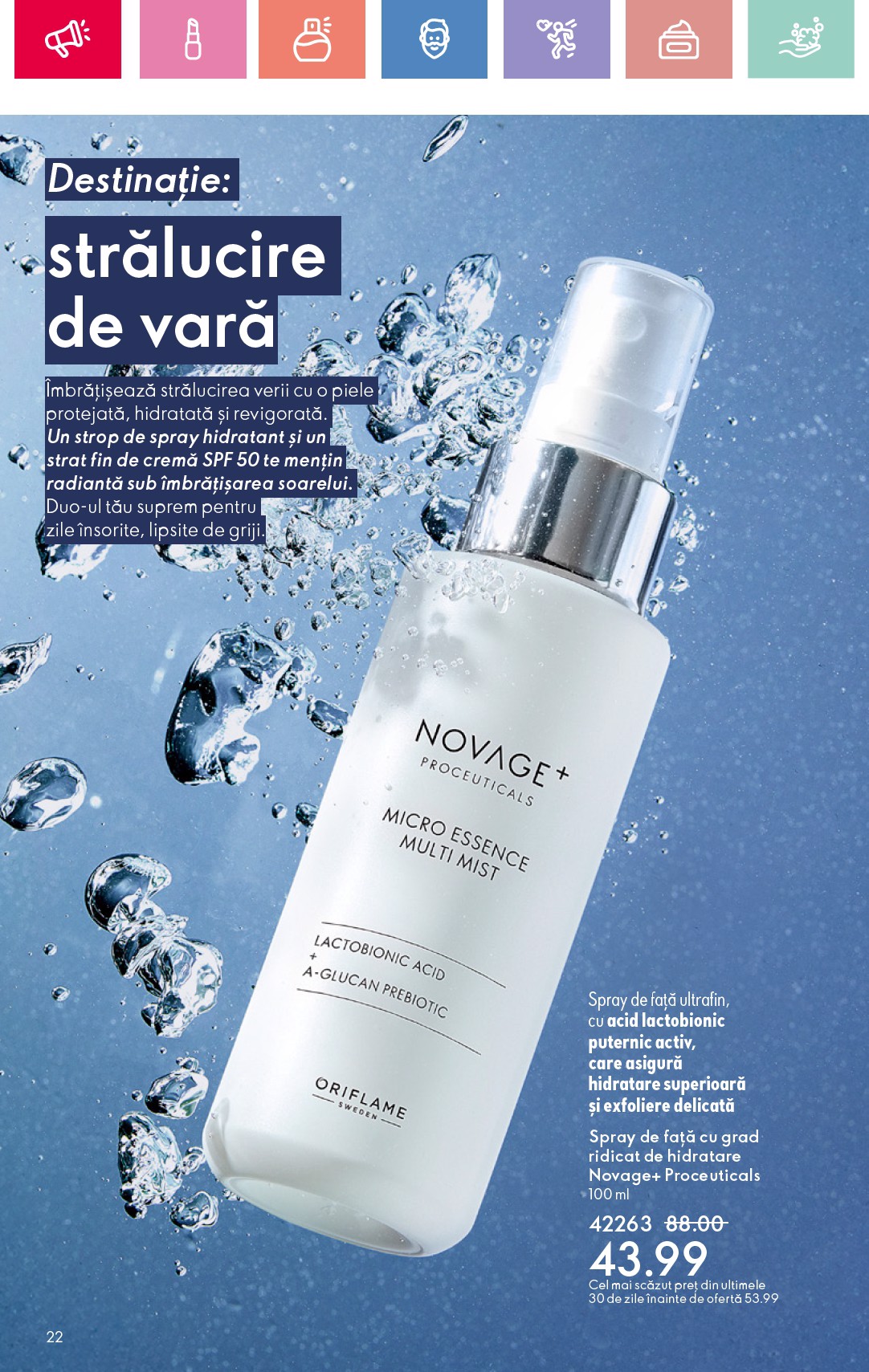 oriflame - Catalog Oriflame valabil din 15.06. până pe 05.07. - page: 22 oriflame - Catalog Oriflame valabil din 15.06. până pe 05.07. - page: 22