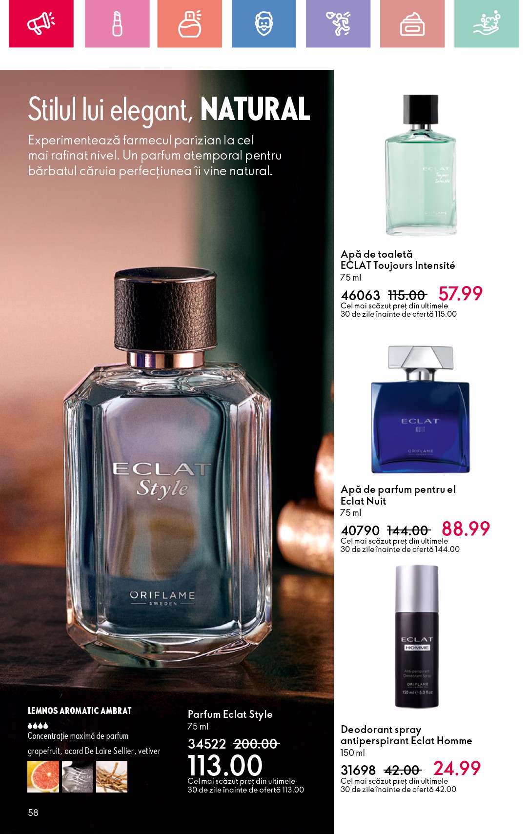 oriflame - Catalog Oriflame valabil din 15.06. până pe 05.07. - page: 58 oriflame - Catalog Oriflame valabil din 15.06. până pe 05.07. - page: 58