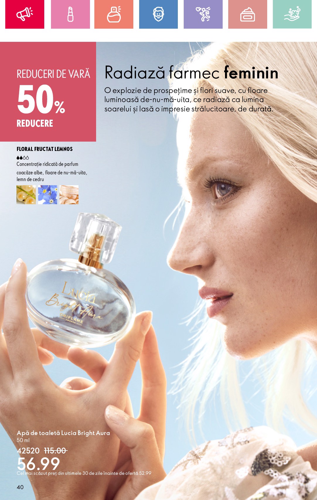 oriflame - Catalog Oriflame valabil din 15.06. până pe 05.07. - page: 40 oriflame - Catalog Oriflame valabil din 15.06. până pe 05.07. - page: 40