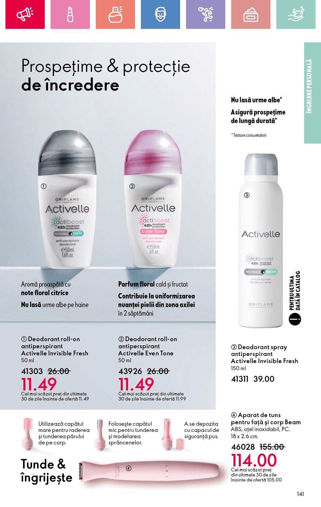 oriflame - Catalog Oriflame valabil din 15.06. până pe 05.07. - page: 141 oriflame - Catalog Oriflame valabil din 15.06. până pe 05.07. - page: 141