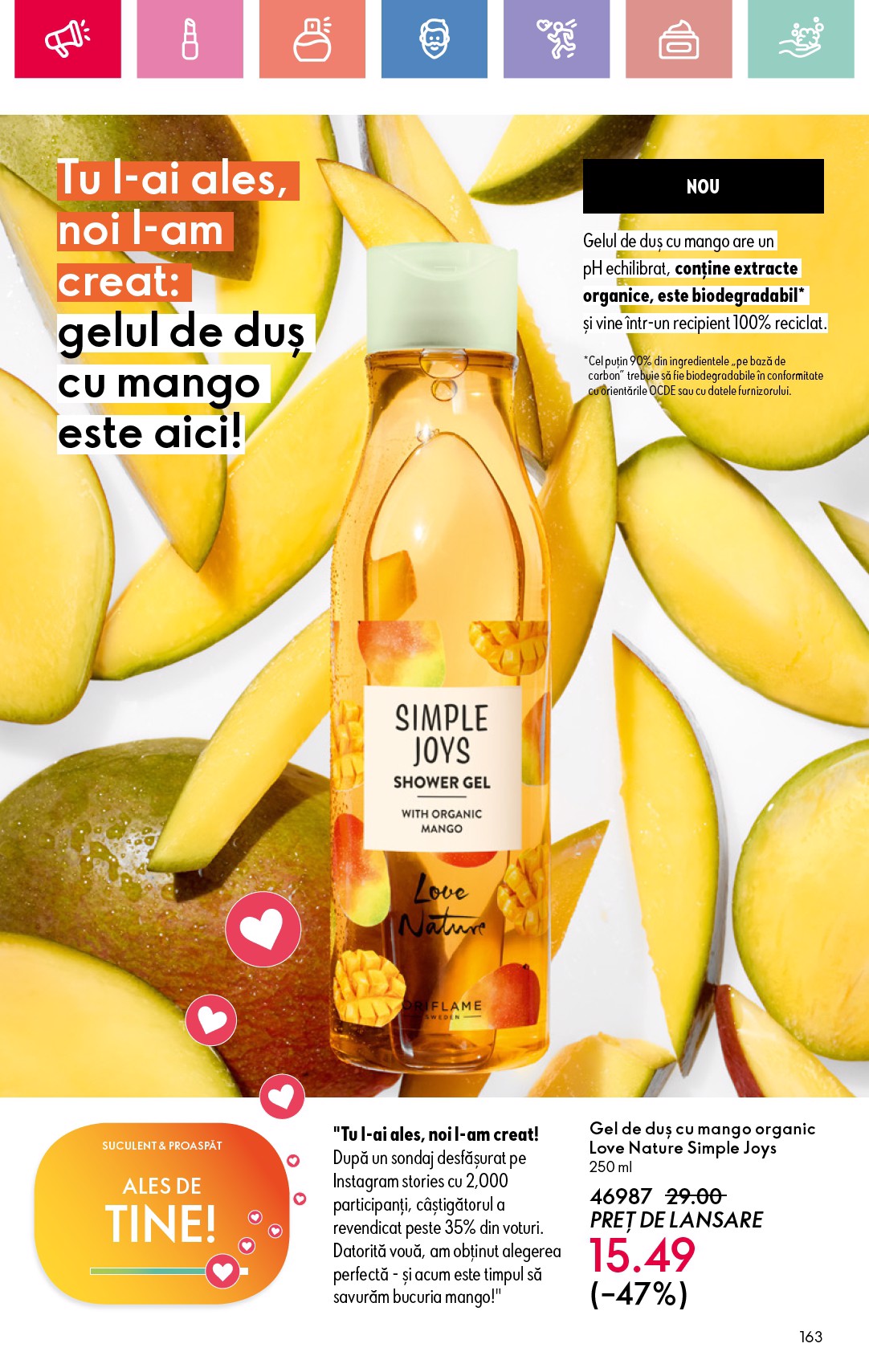 oriflame - Catalog Oriflame valabil din 15.06. până pe 05.07. - page: 163 oriflame - Catalog Oriflame valabil din 15.06. până pe 05.07. - page: 163