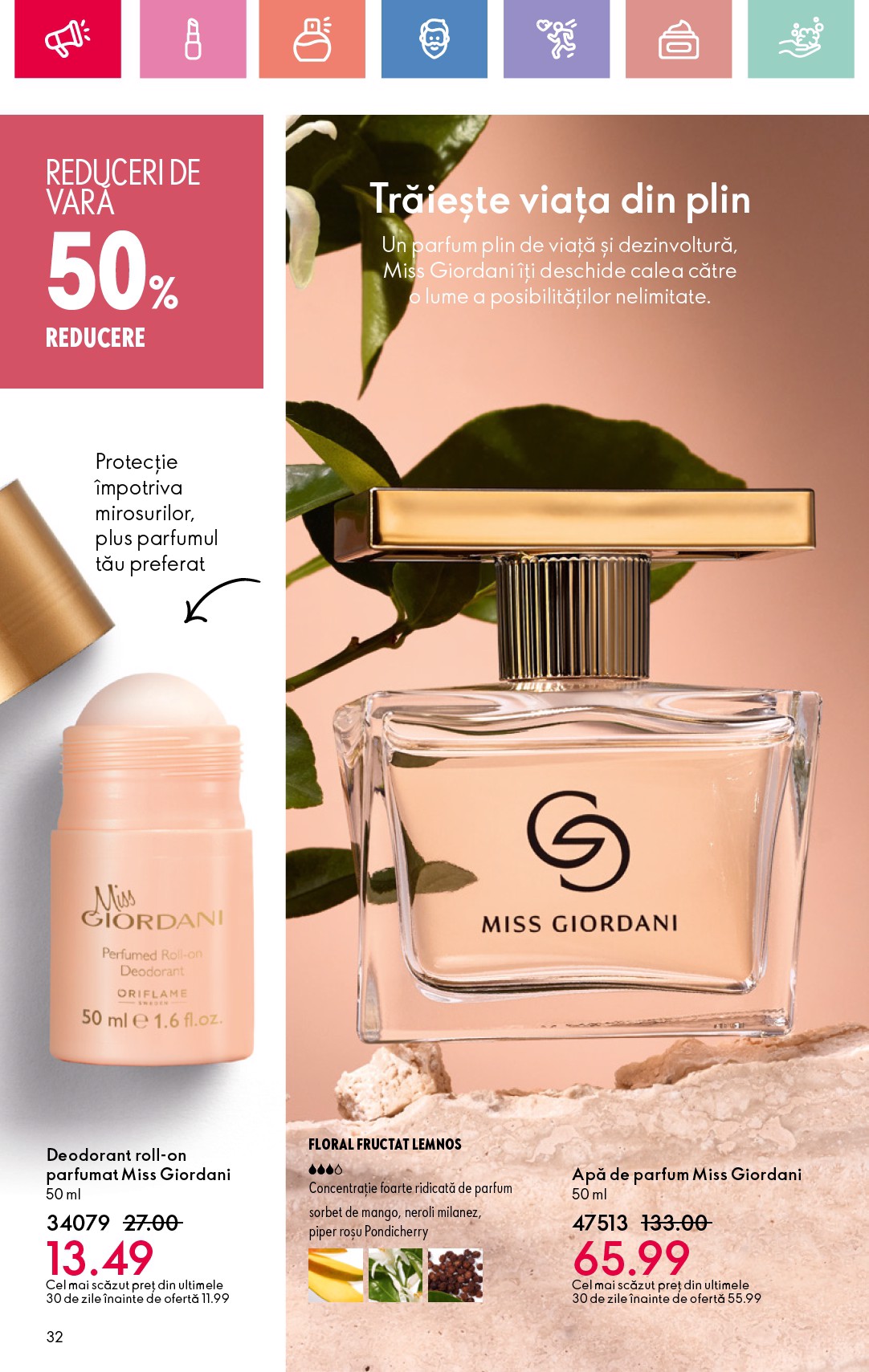 oriflame - Catalog Oriflame valabil din 15.06. până pe 05.07. - page: 32 oriflame - Catalog Oriflame valabil din 15.06. până pe 05.07. - page: 32