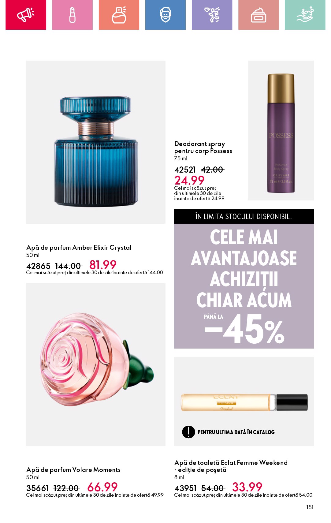 oriflame - Catalog Oriflame valabil din 15.06. până pe 05.07. - page: 151 oriflame - Catalog Oriflame valabil din 15.06. până pe 05.07. - page: 151