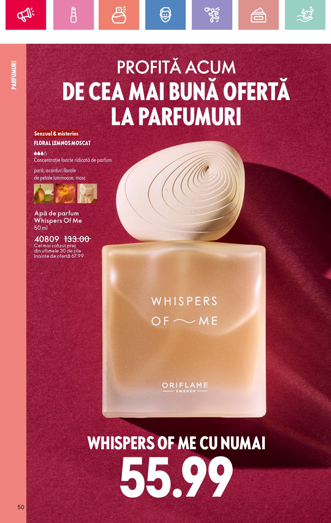 oriflame - Catalog Oriflame valabil din 15.06. până pe 05.07. - page: 50 oriflame - Catalog Oriflame valabil din 15.06. până pe 05.07. - page: 50