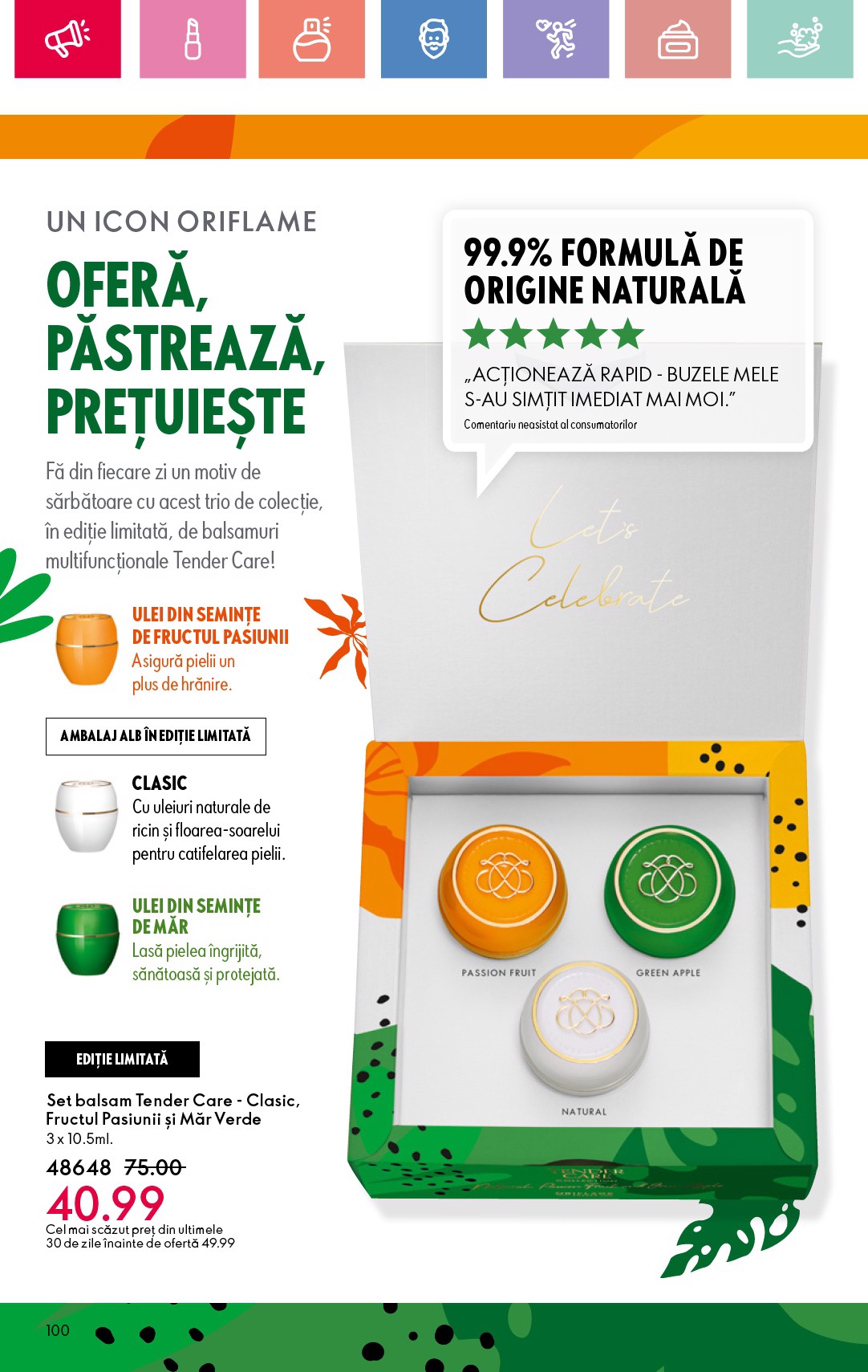 oriflame - Catalog Oriflame valabil din 06.07. până pe 26.07. - page: 100 oriflame - Catalog Oriflame valabil din 06.07. până pe 26.07. - page: 100