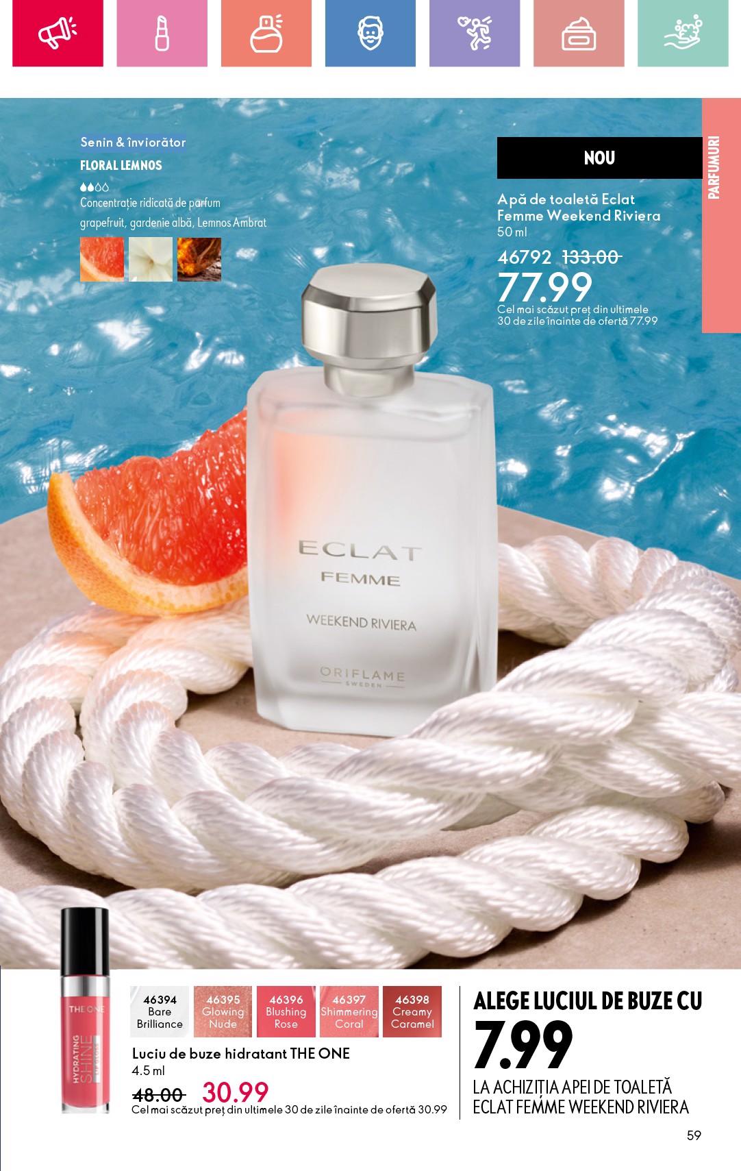 oriflame - Catalog Oriflame valabil din 06.07. până pe 26.07. - page: 59 oriflame - Catalog Oriflame valabil din 06.07. până pe 26.07. - page: 59