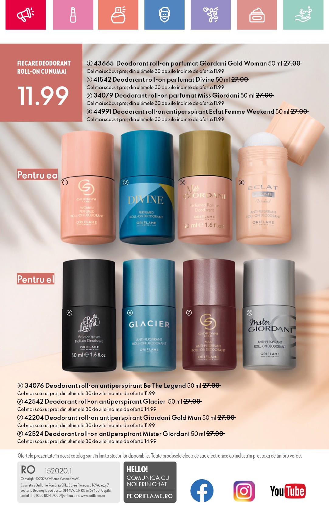 oriflame - Catalog Oriflame valabil din 06.07. până pe 26.07. - page: 164 oriflame - Catalog Oriflame valabil din 06.07. până pe 26.07. - page: 164