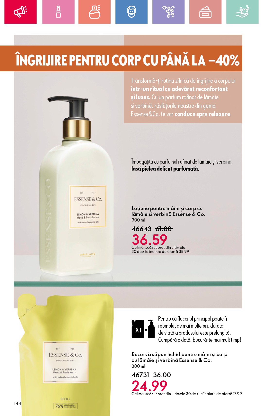 oriflame - Catalog Oriflame online – oferte valabile din 20.08. - page: 144