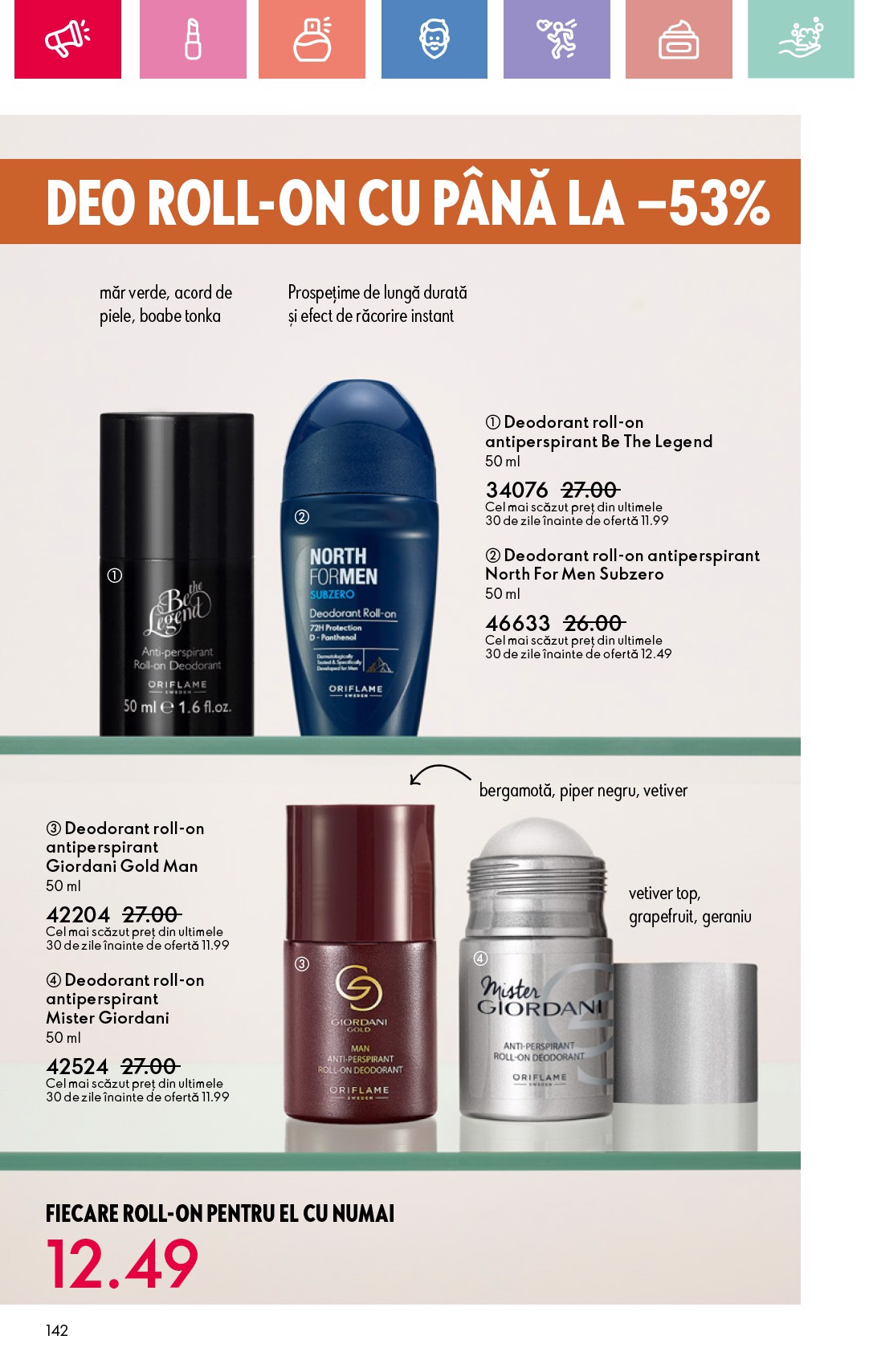 oriflame - Catalog Oriflame online – oferte valabile din 20.08. - page: 142
