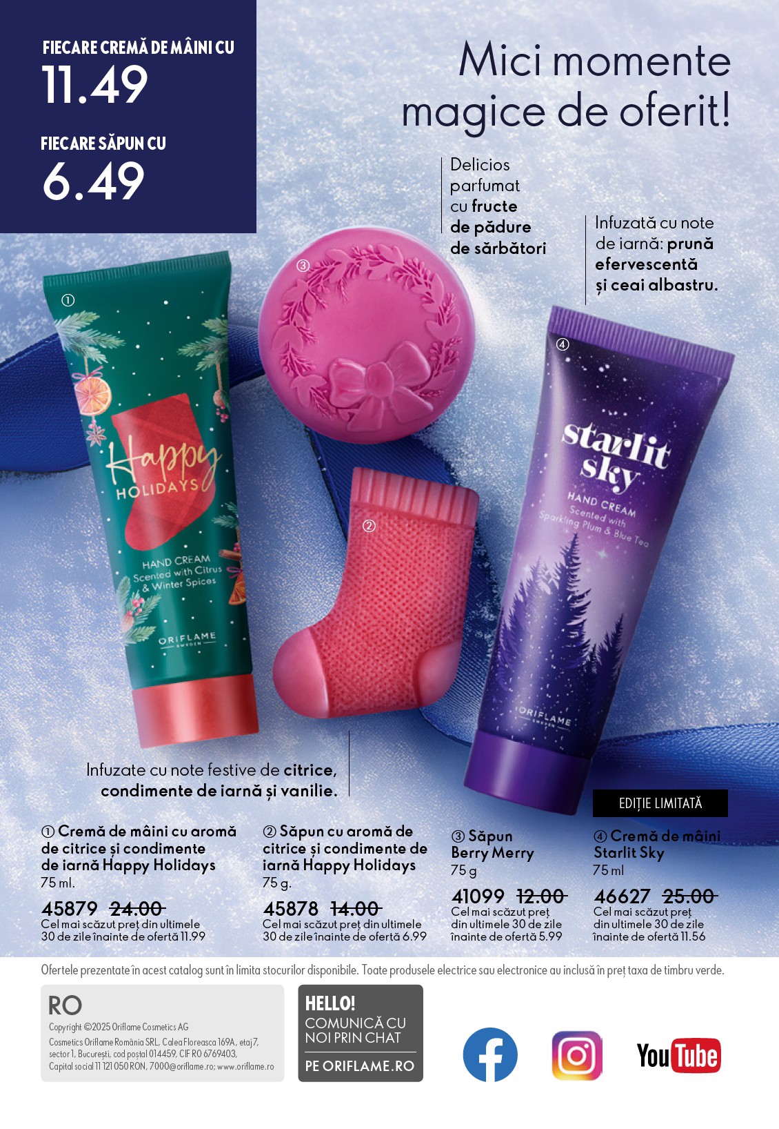 oriflame - Catalog Oriflame online – oferte valabile din 03.12. - page: 164