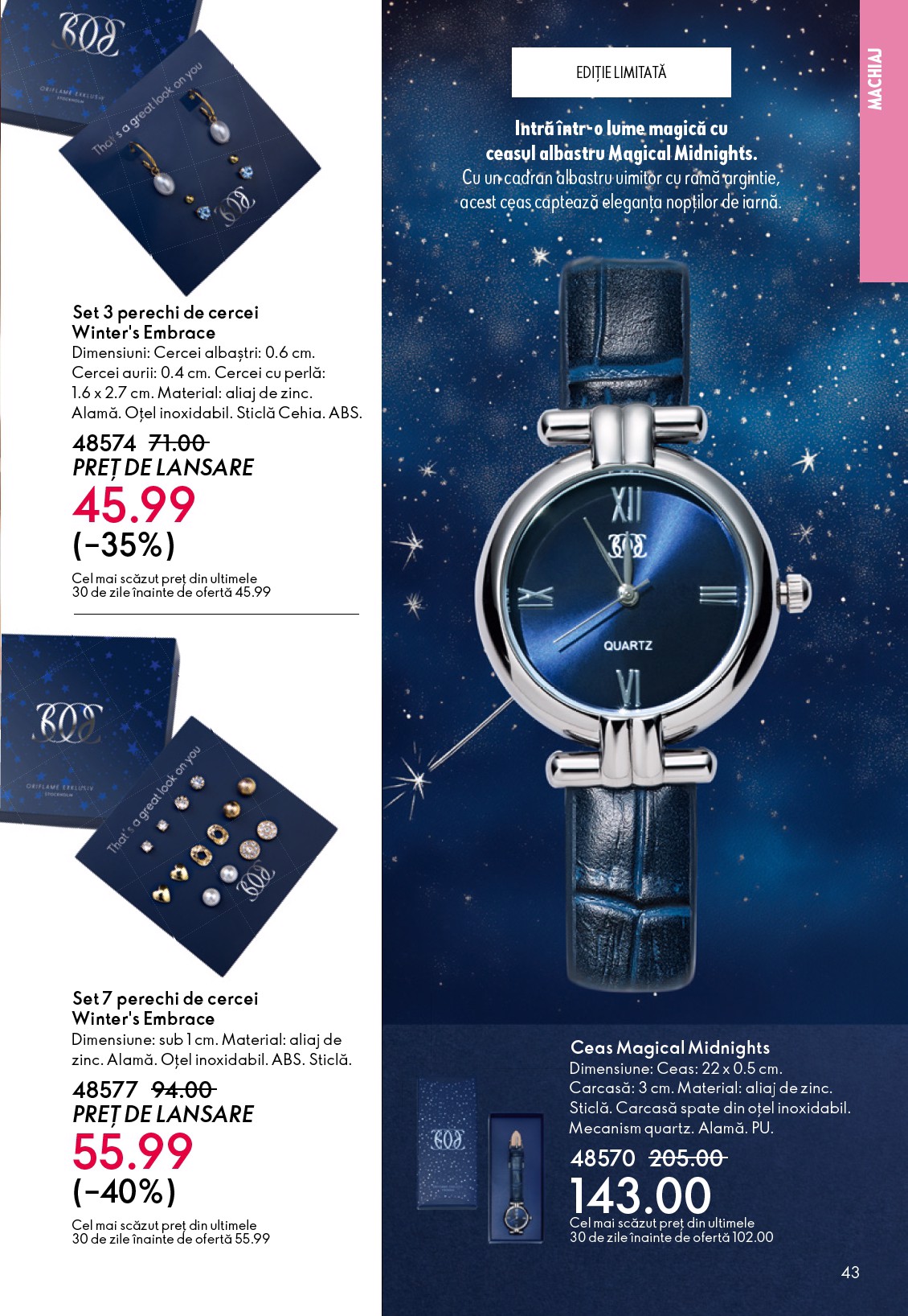 oriflame - Catalog Oriflame online – oferte valabile din 23.12. - page: 43