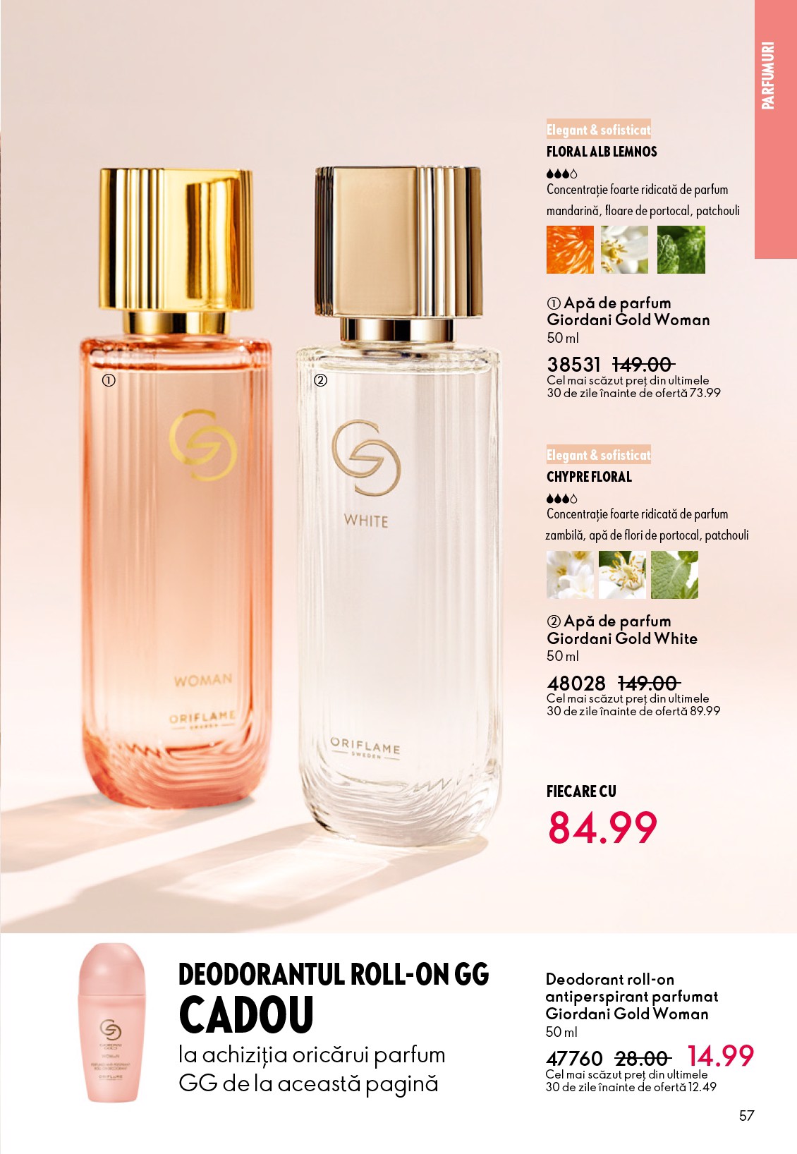 oriflame - Catalog Oriflame online – oferte valabile din 23.12. - page: 57