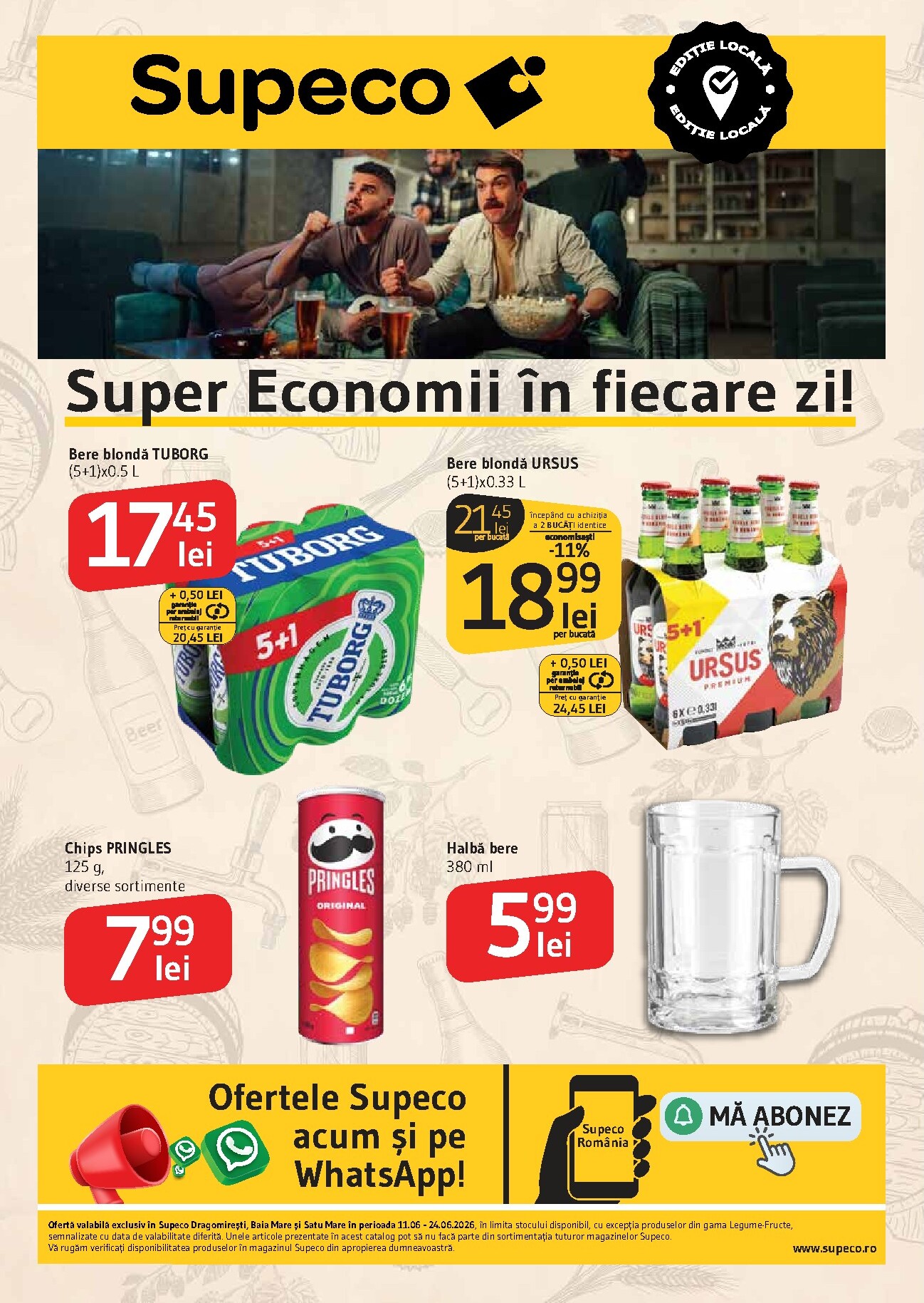 supeco - Brosura Supeco - Dragomiresti, Baia Mare, Satu Mare valabilă de la joi 11.06.2026 până la miercuri 24.06.2026 - page: 1