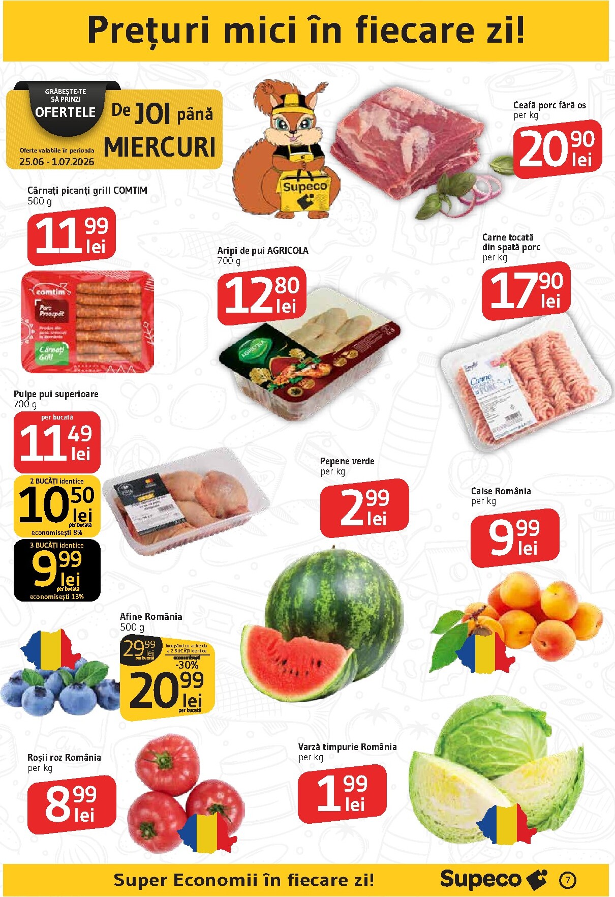 supeco - Pliantele viitoare Supeco valabil de la joi 25.06.2026 până la miercuri 08.07.2026 - page: 7