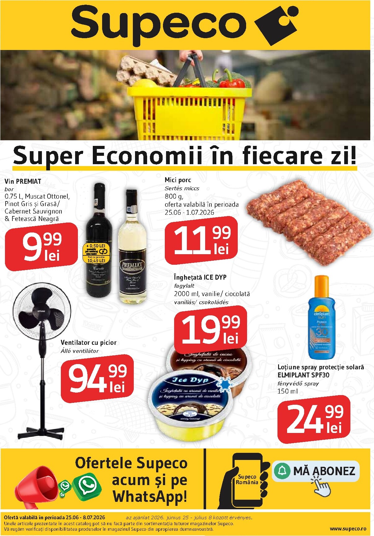 supeco - Brosura Supeco - Bilingv valabilă de la joi 25.06.2026 până la miercuri 08.07.2026