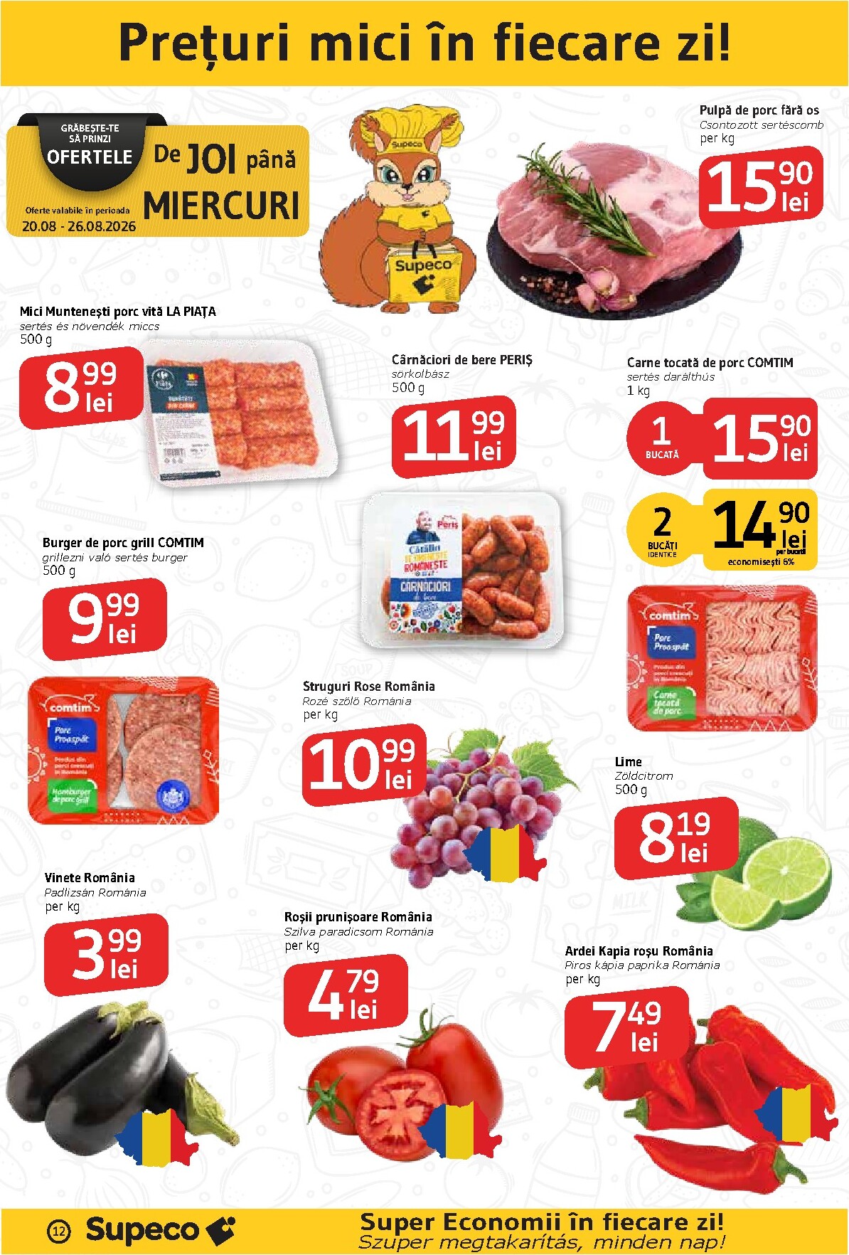 supeco - Pliantele viitoare Supeco - Bilingv valabil de la joi 20.08.2026 până la miercuri 02.09.2026 - page: 12