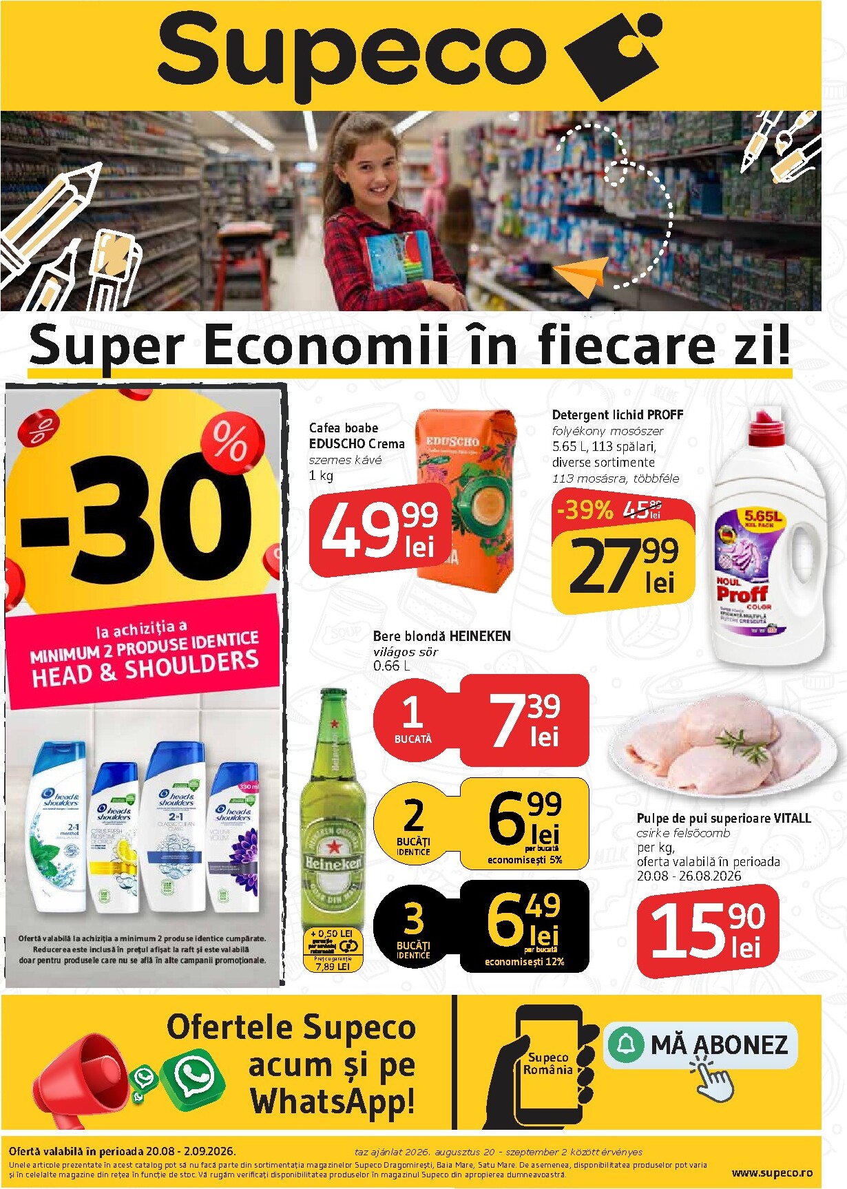 supeco - Pliantele viitoare Supeco - Bilingv valabil de la joi 20.08.2026 până la miercuri 02.09.2026 - page: 1