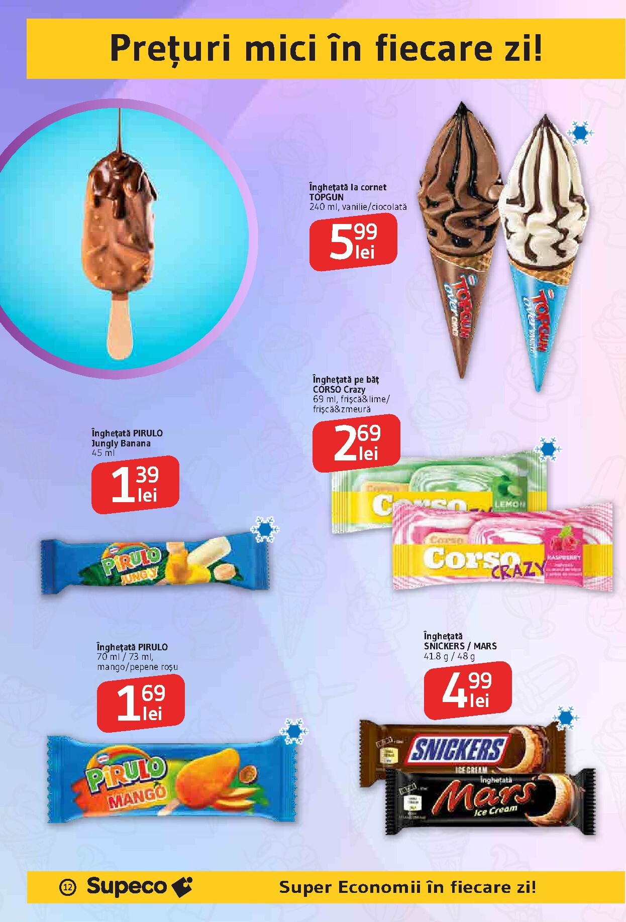 supeco - Pliantele viitoare Supeco - Catalog Cafea & Inghetata valabil de la joi 27.08.2026 până la miercuri 09.09.2026 - page: 12