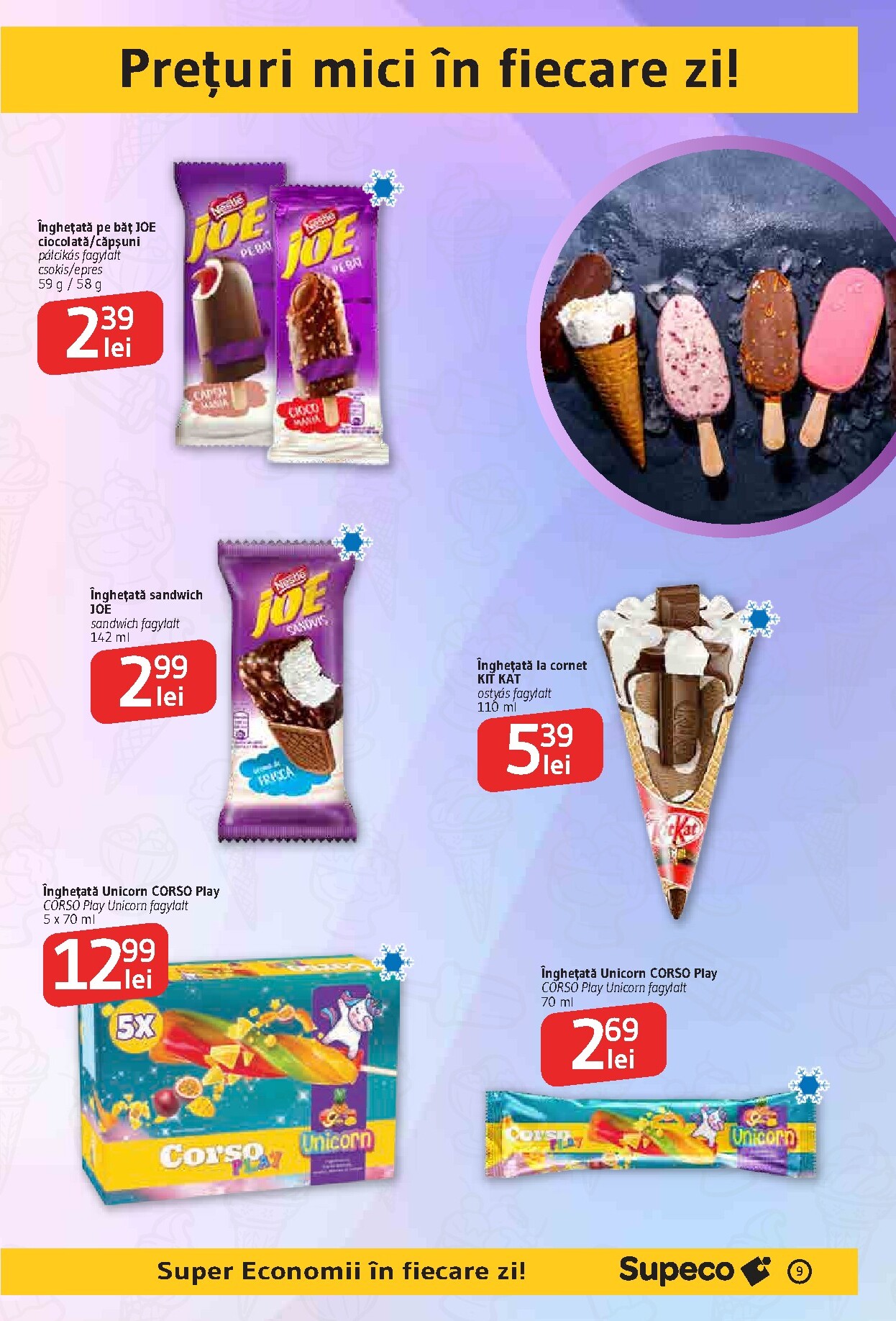 supeco - Pliantele viitoare Supeco - Catalog Cafea & Inghetata Bilingv valabil de la joi 27.08.2026 până la miercuri 09.09.2026 - page: 9