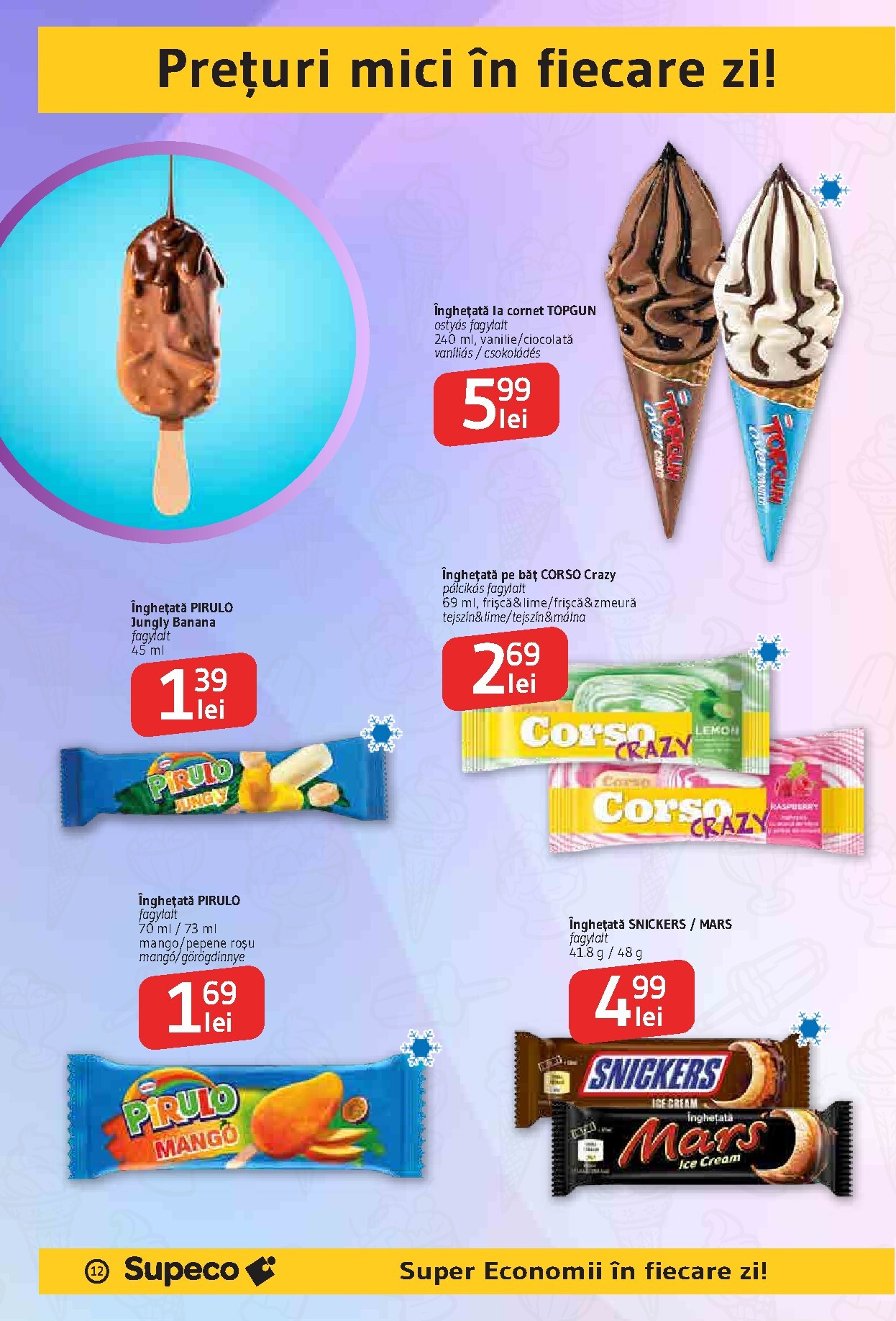 supeco - Pliantele viitoare Supeco - Catalog Cafea & Inghetata Bilingv valabil de la joi 27.08.2026 până la miercuri 09.09.2026 - page: 12