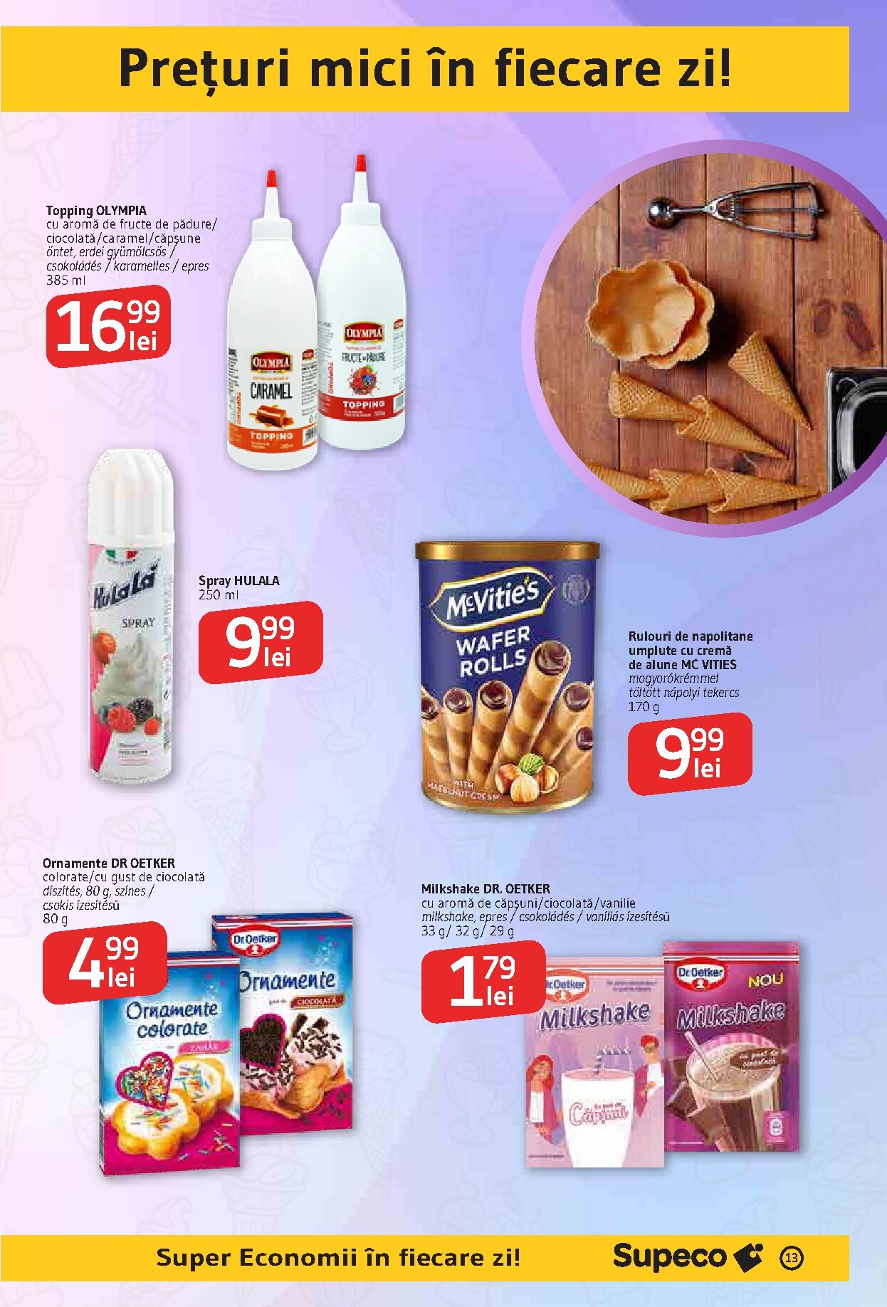 supeco - Pliantele viitoare Supeco - Catalog Cafea & Inghetata Bilingv valabil de la joi 27.08.2026 până la miercuri 09.09.2026 - page: 13