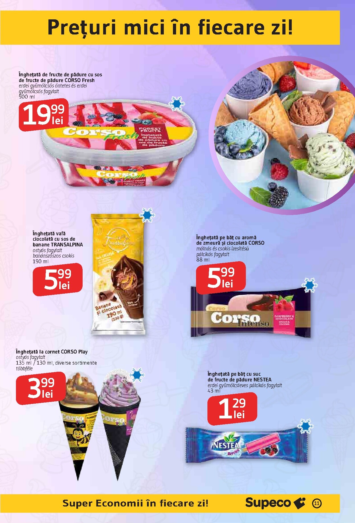 supeco - Pliantele viitoare Supeco - Catalog Cafea & Inghetata Bilingv valabil de la joi 27.08.2026 până la miercuri 09.09.2026 - page: 11
