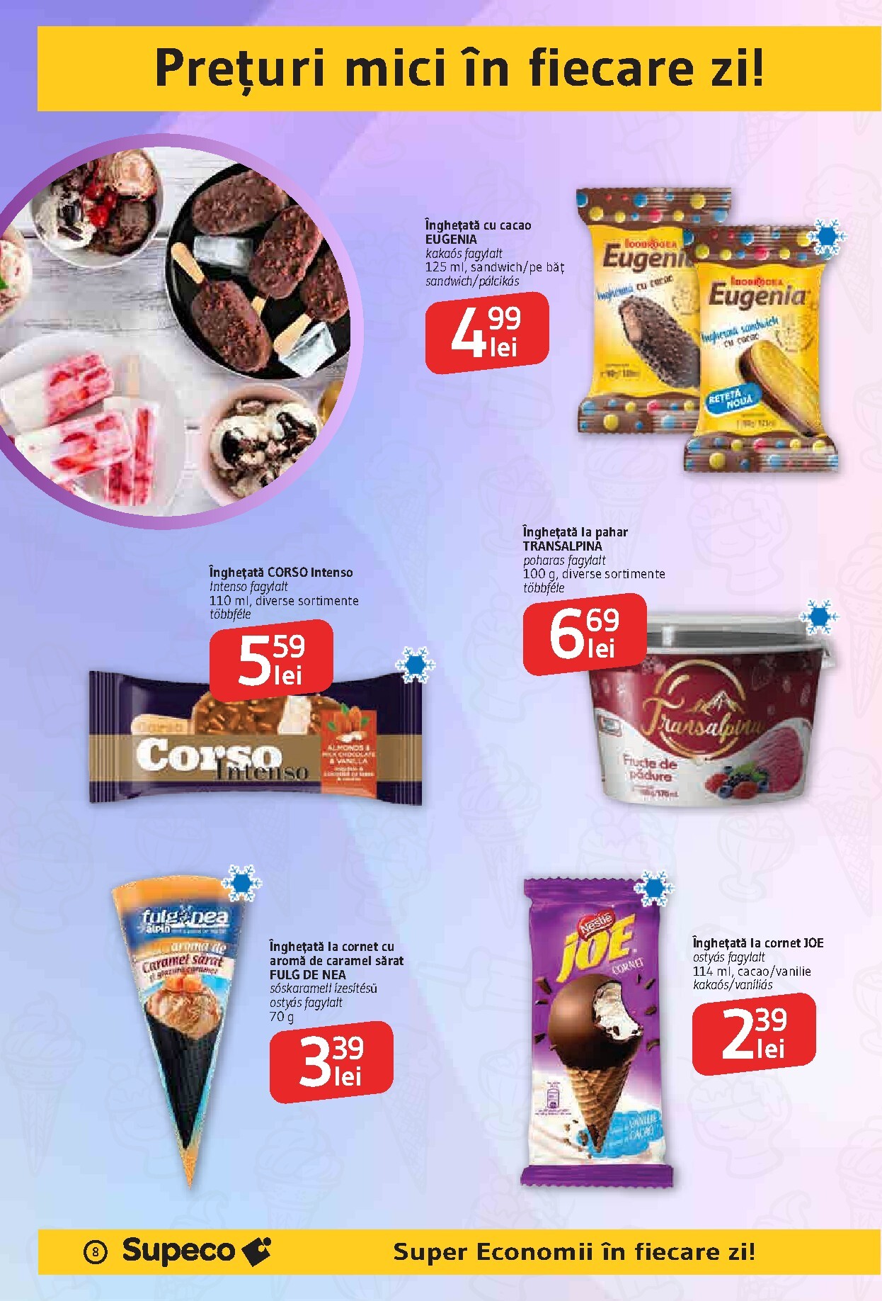 supeco - Pliantele viitoare Supeco - Catalog Cafea & Inghetata Bilingv valabil de la joi 27.08.2026 până la miercuri 09.09.2026 - page: 8