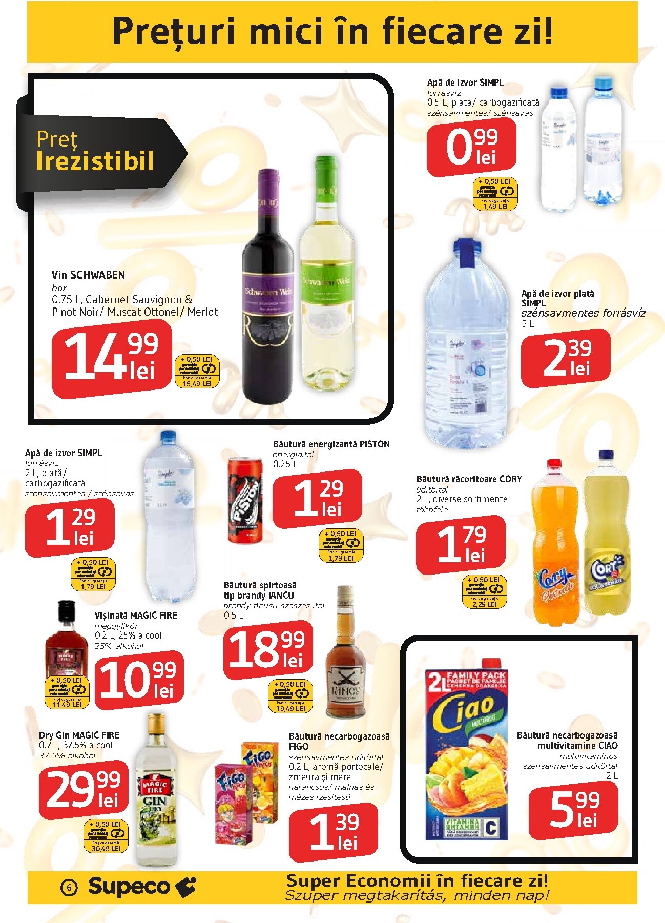 supeco - Pliantele viitoare Supeco - Catalog Prim Pret Bilingv valabil de la joi 27.08.2026 până la miercuri 09.09.2026 - page: 6
